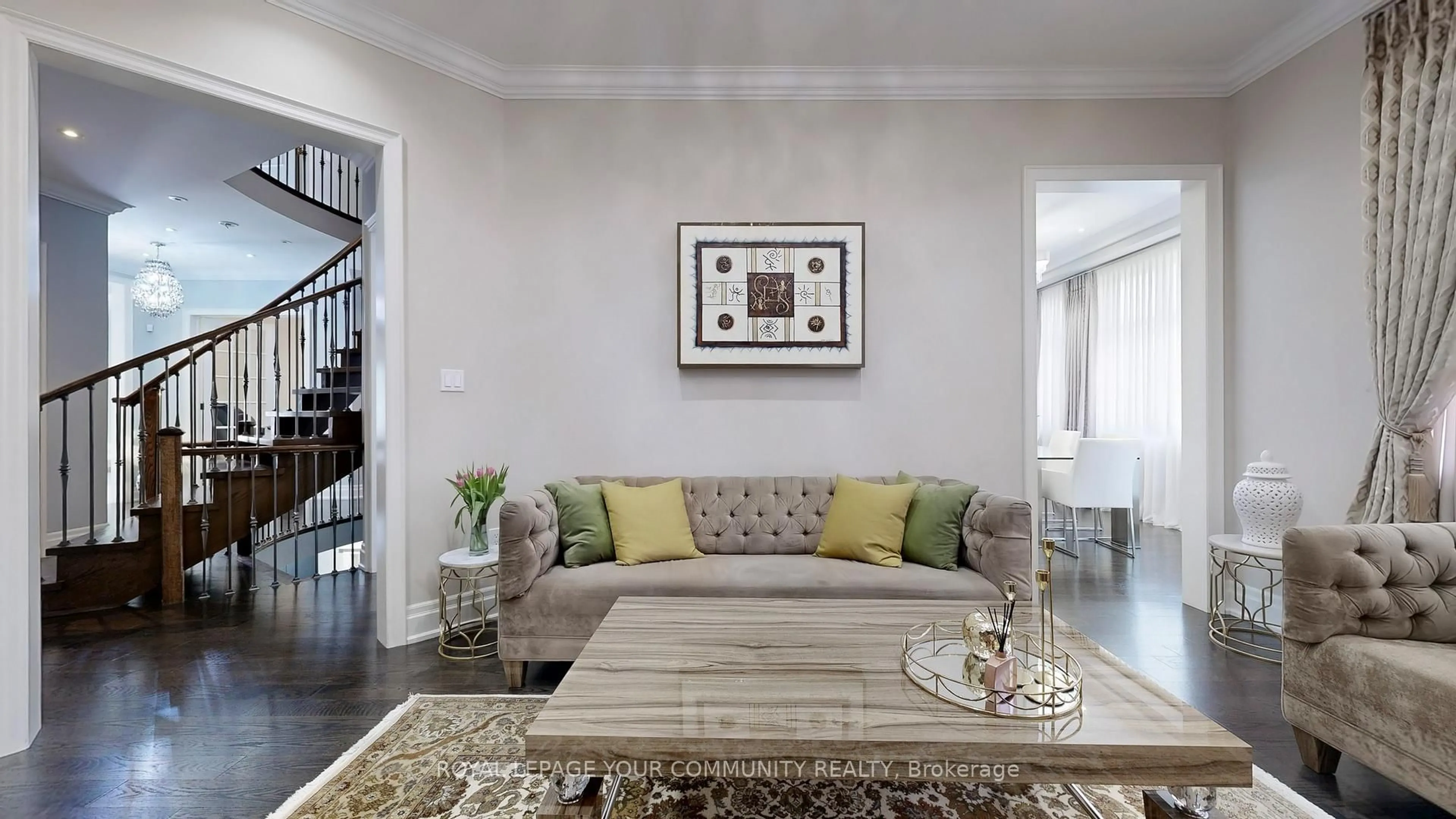 Living room with furniture, unknown for 6 Straw Cutter Gate, Vaughan Ontario L6A 0H7