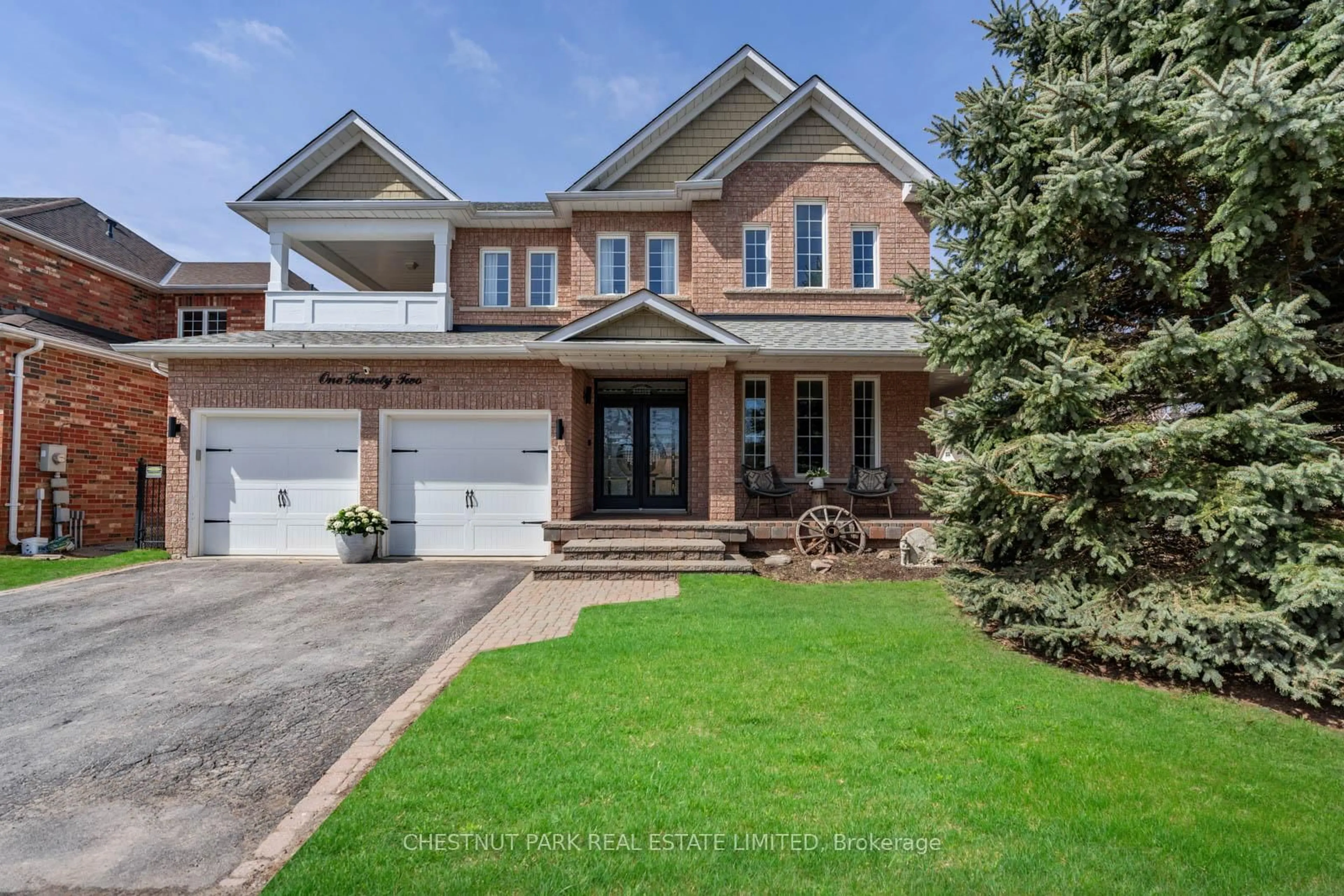 Home with brick exterior material, street for 122 Herrema Blvd, Uxbridge Ontario L9P 1B1