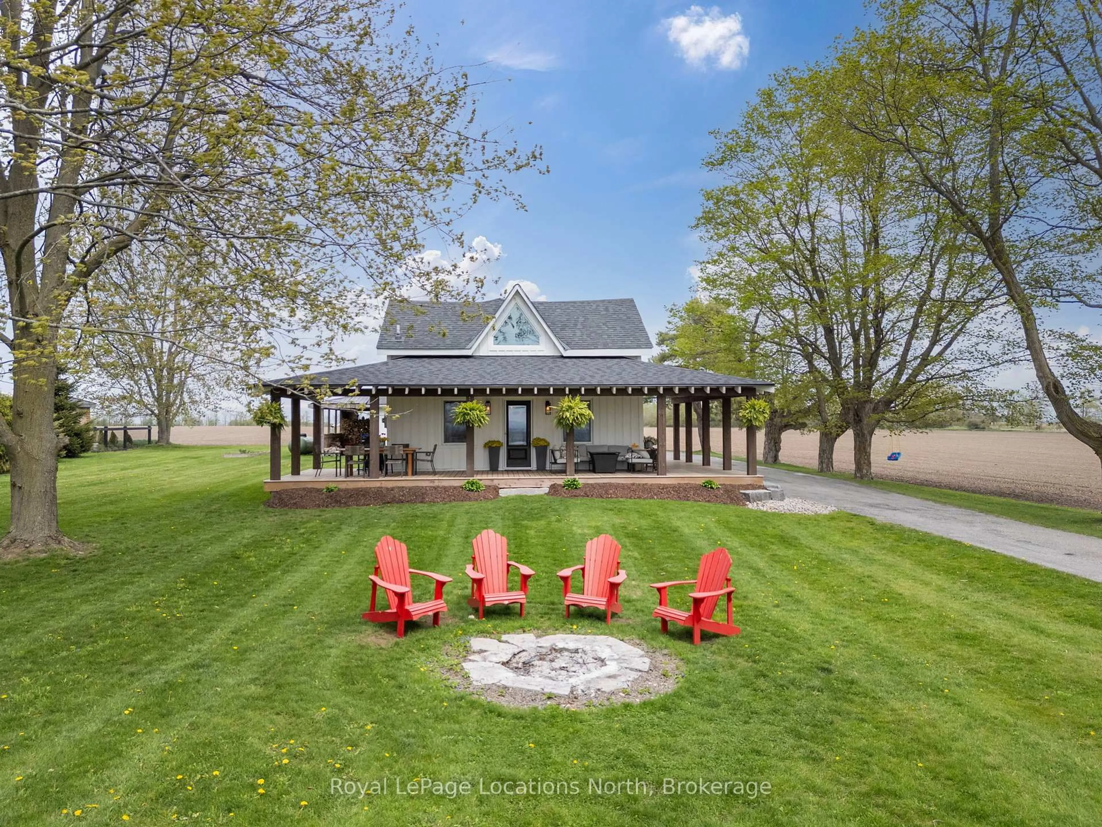 Patio, water/lake/river/ocean view for 5139 8th Line, Essa Ontario L0L 1L0