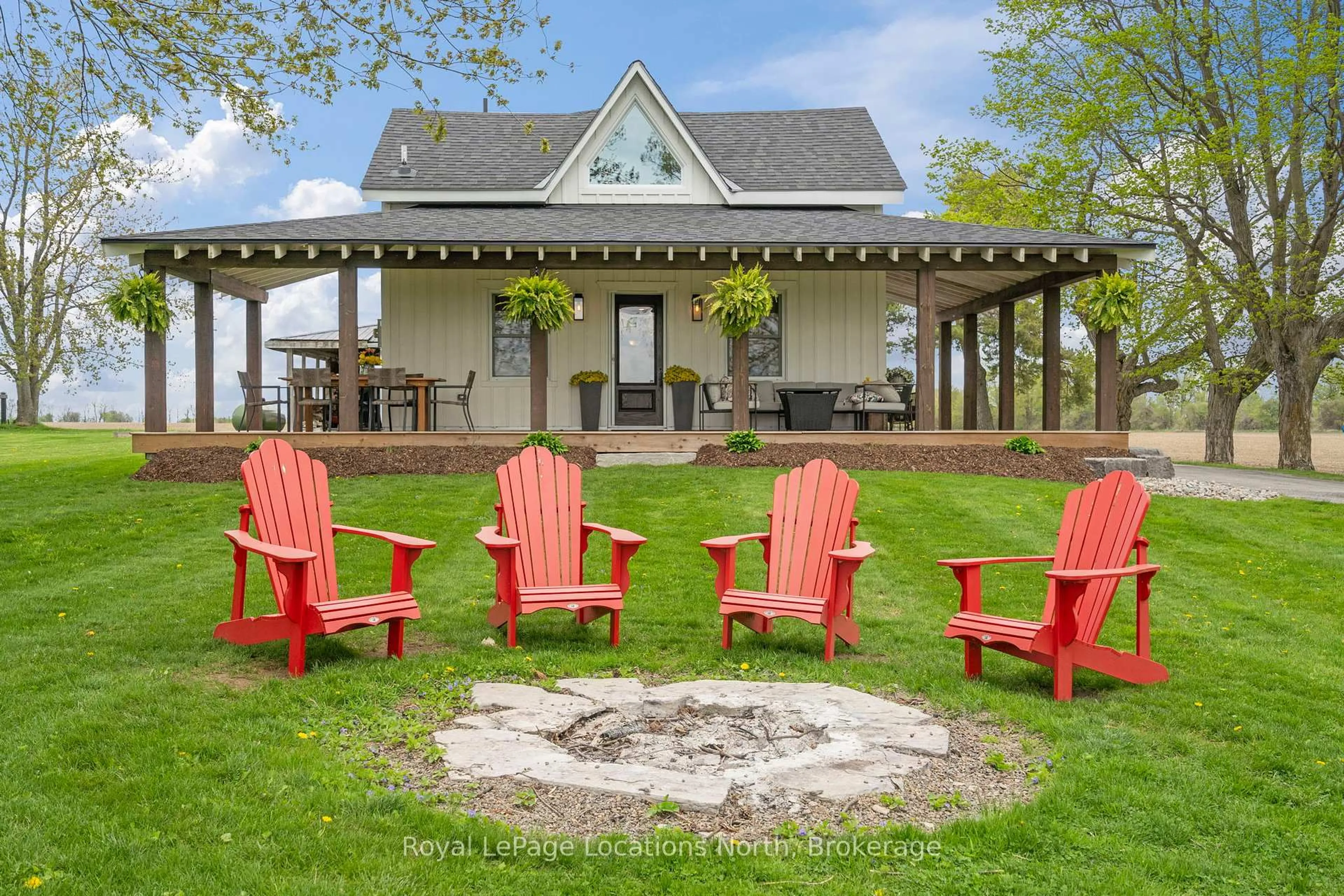 Patio, water/lake/river/ocean view for 5139 8th Line, Essa Ontario L0L 1L0
