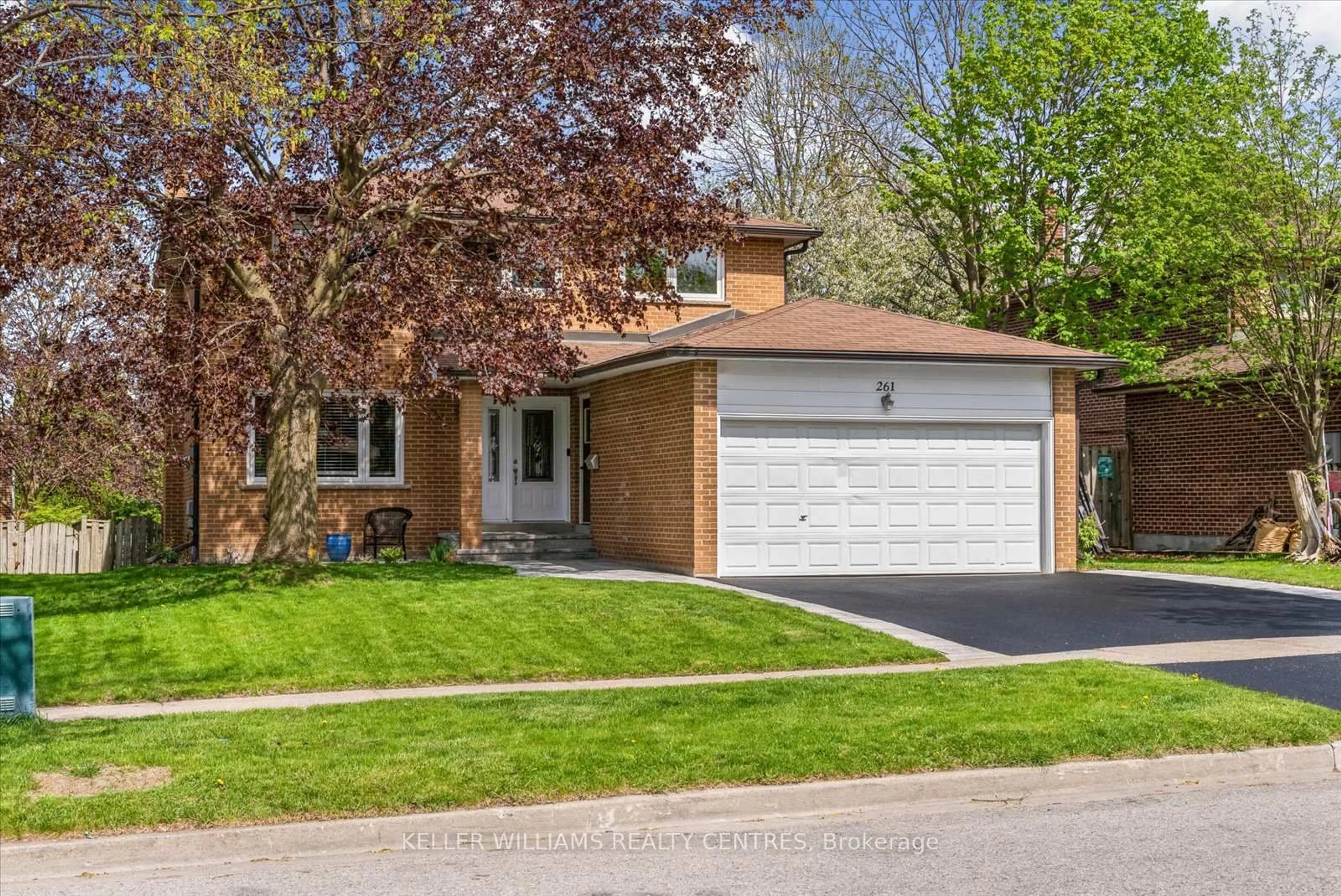 Home with brick exterior material, street for 261 Plymouth Tr, Newmarket Ontario L3Y 6G6