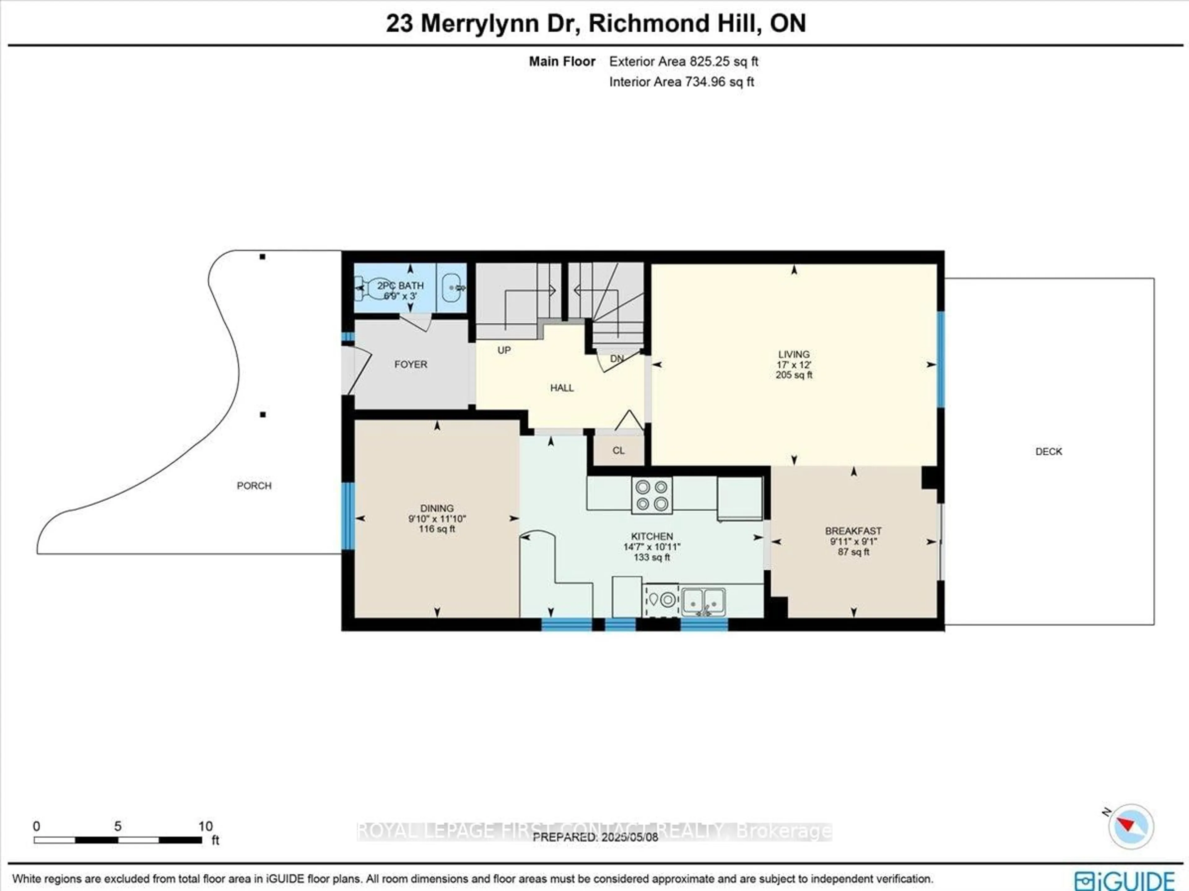 Floor plan for 23 Merrylynn Dr, Richmond Hill Ontario L4C 5B1
