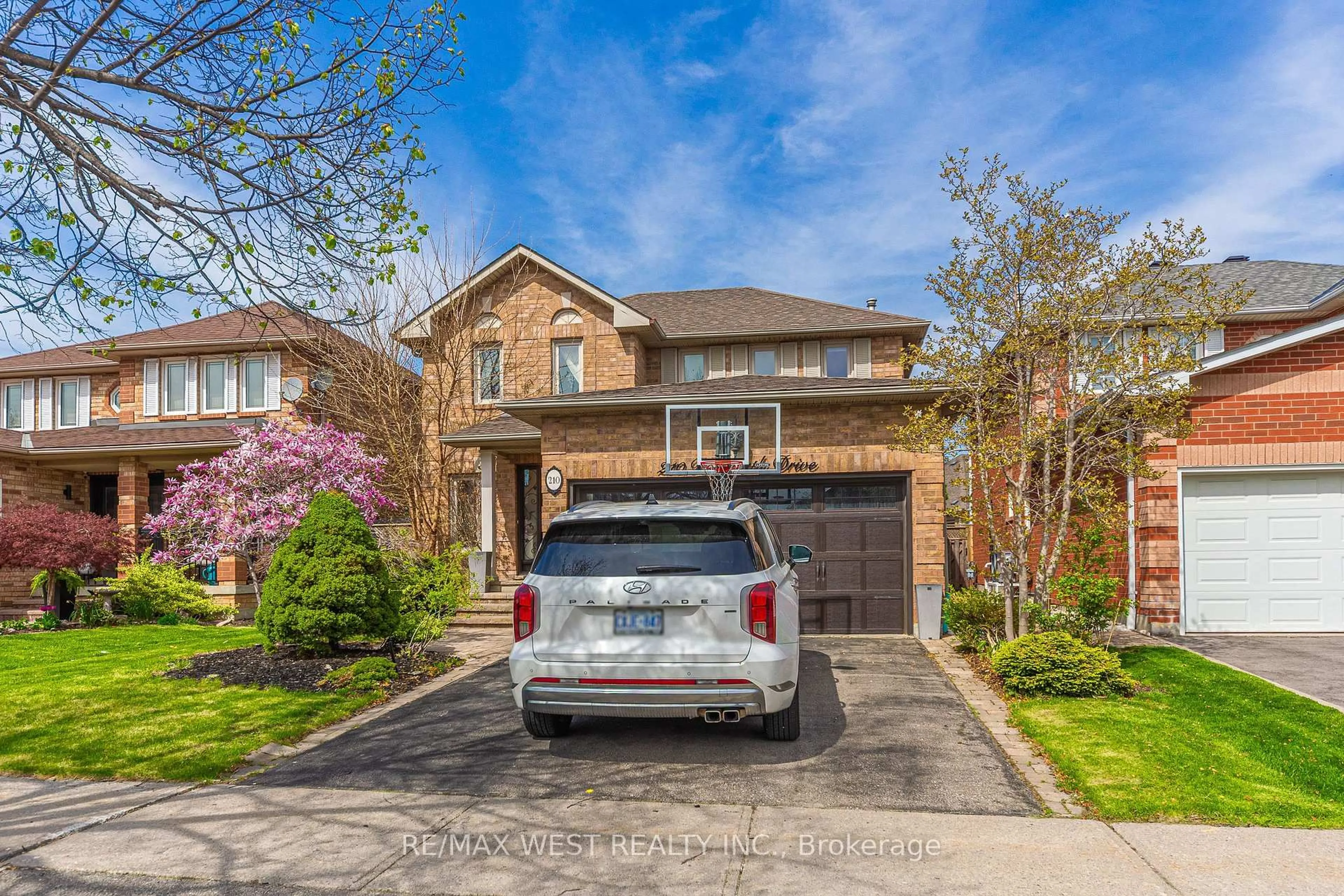 Home with brick exterior material, street for 210 Roseheath Dr, Vaughan Ontario L6A 2A3