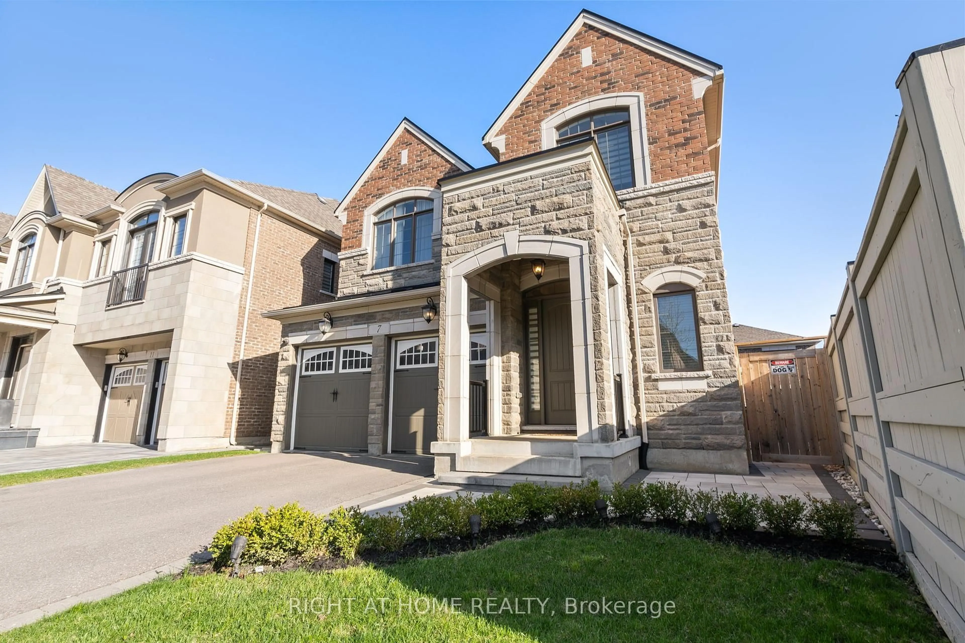 Home with brick exterior material, street for 7 Hugh Mccutcheon Way, Vaughan Ontario L4H 4S8