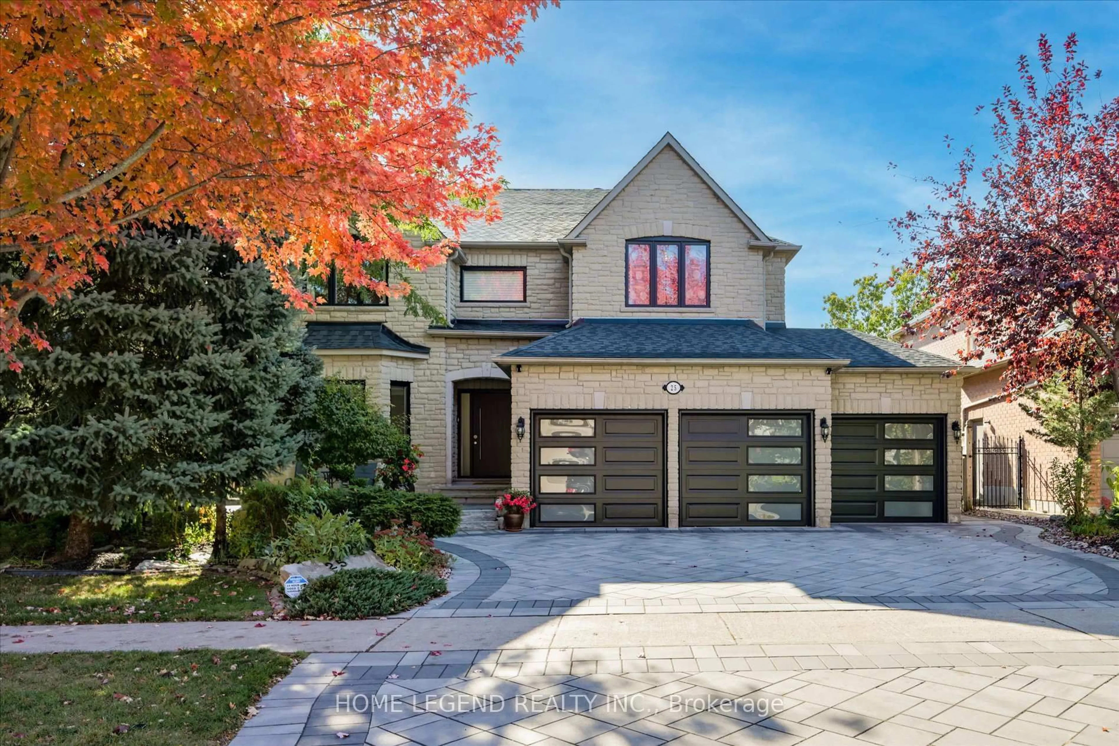 Home with brick exterior material, street for 25 Vandermeer Dr, Markham Ontario L6C 2L2