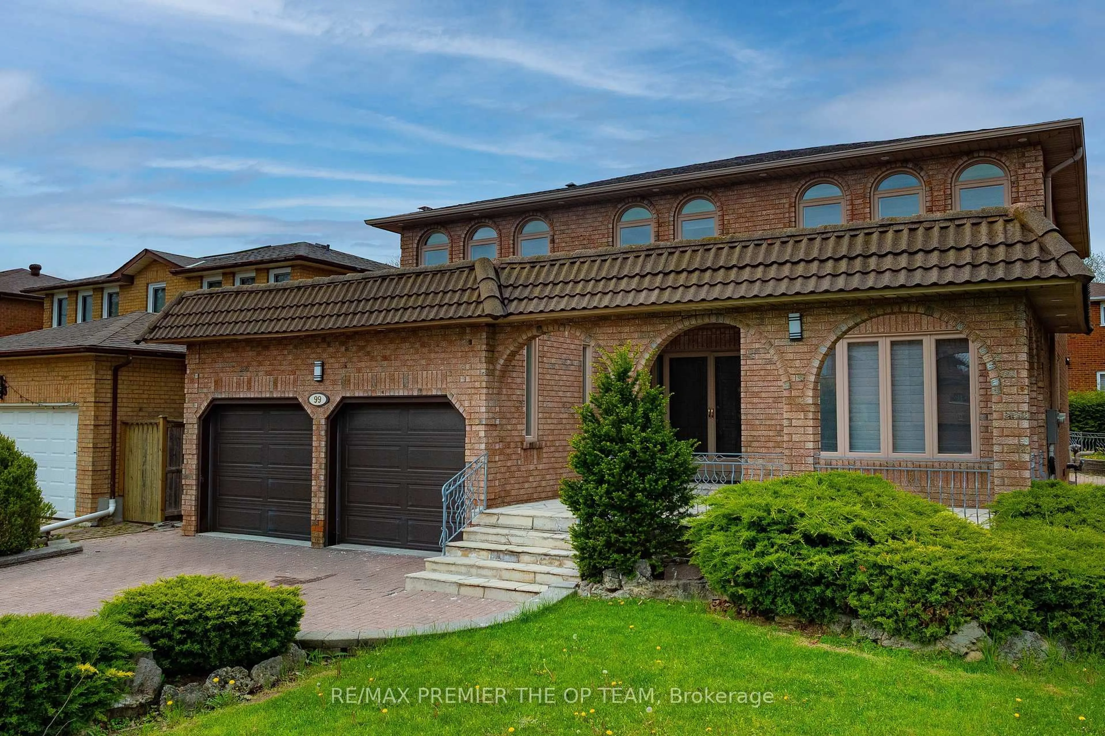 Home with brick exterior material, street for 99 Benjamin Dr, Vaughan Ontario L4L 1H7