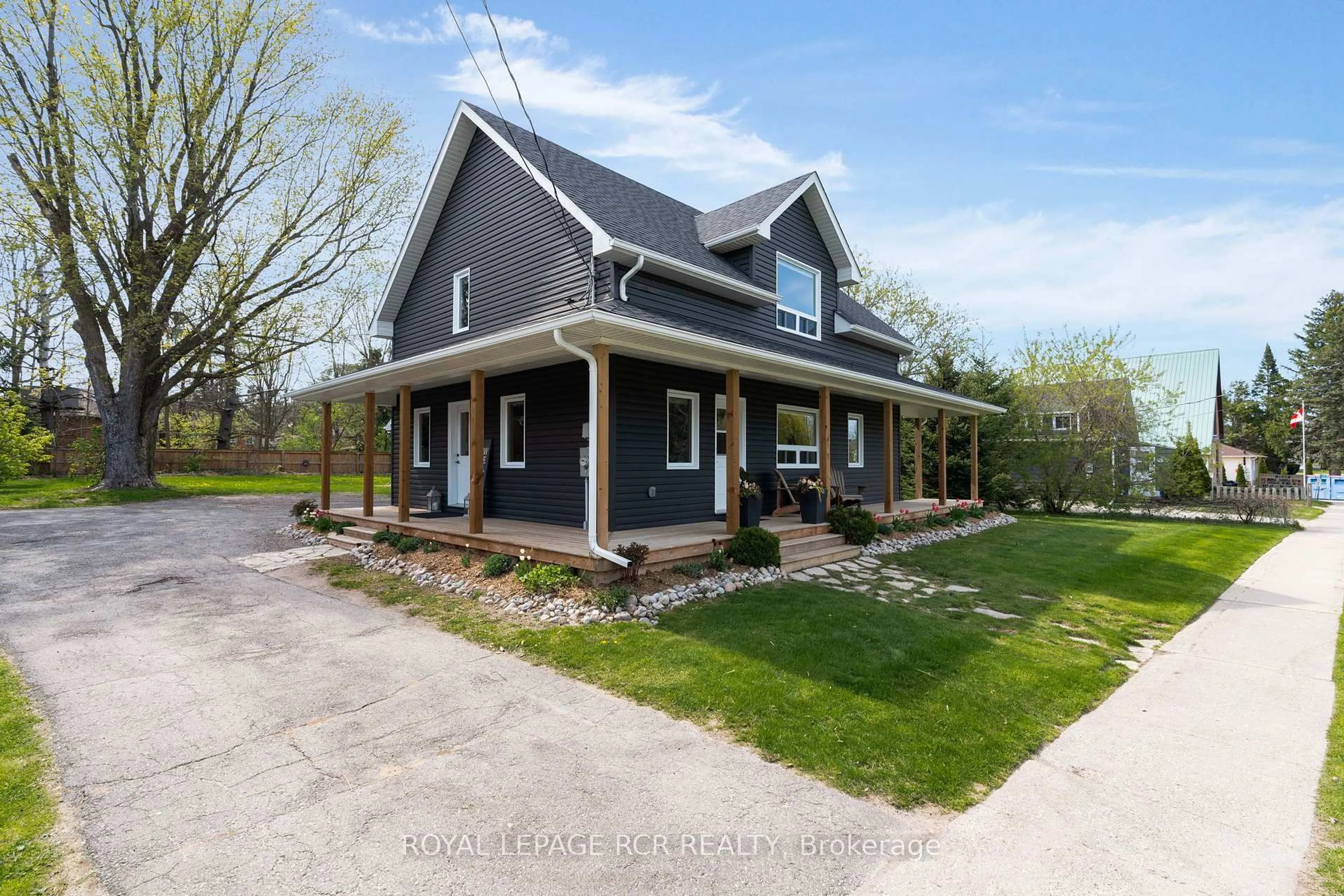 Home with vinyl exterior material, street for 6180 County Rd 13, Adjala-Tosorontio Ontario L0M 1J0