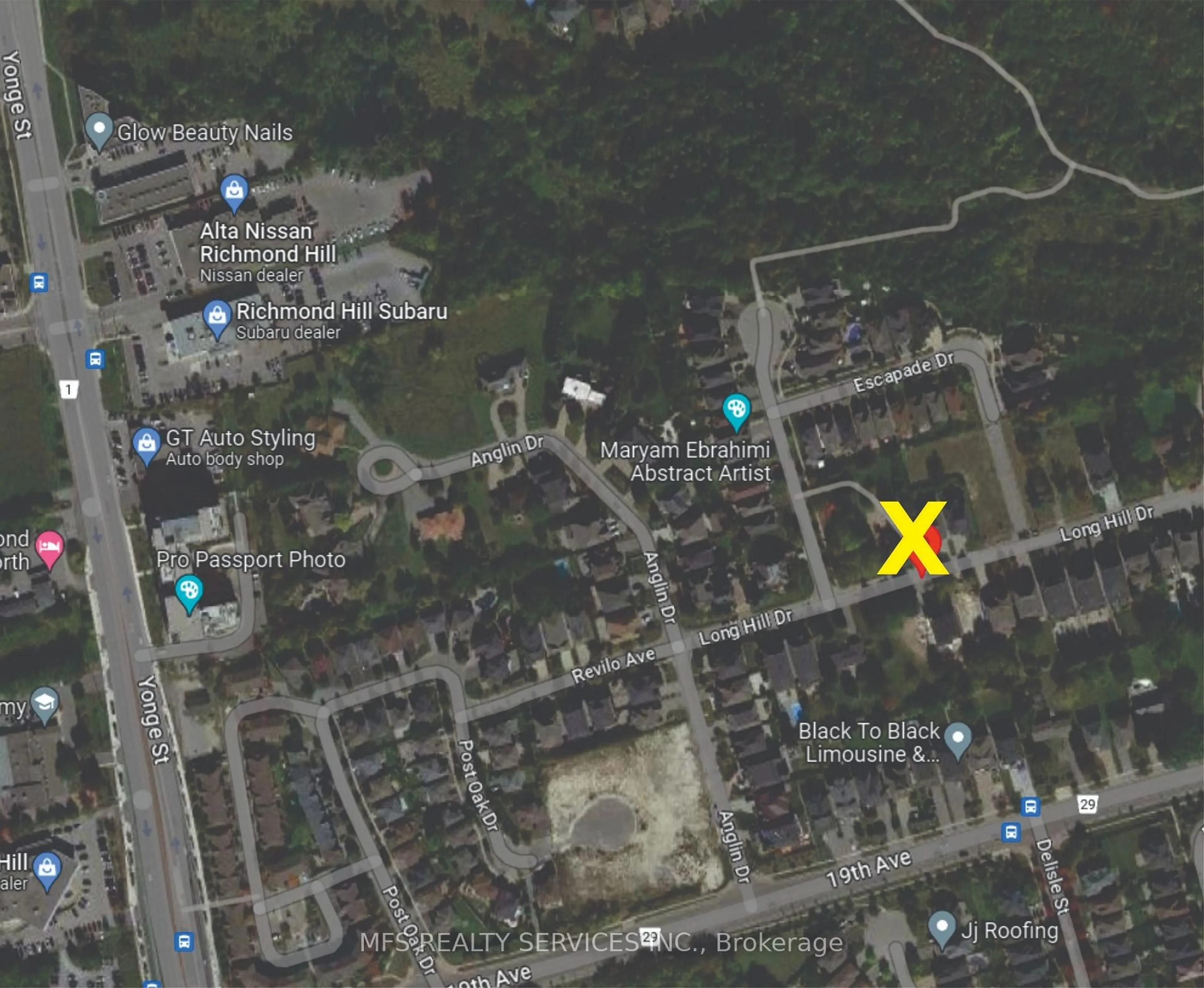 Picture of a map for 21A Long Hill Dr, Richmond Hill Ontario L4E 3M5