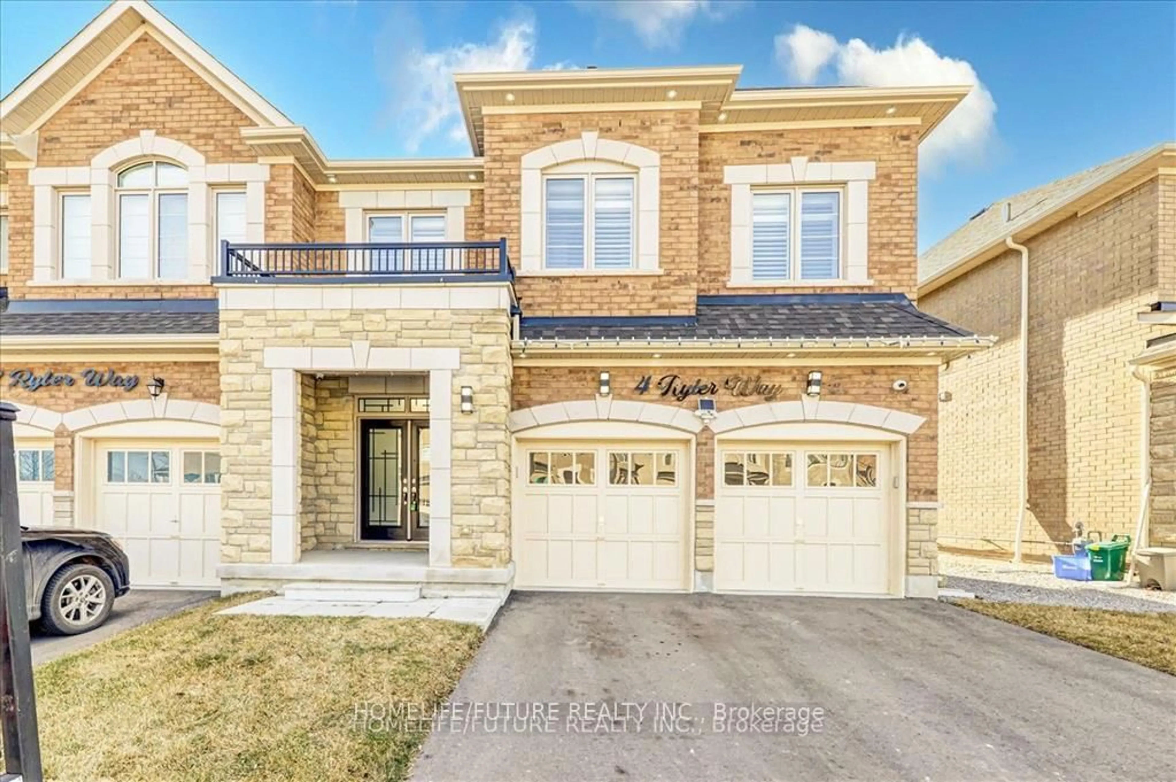 Home with brick exterior material, street for 4 Ryler Way, Markham Ontario L3S 0E7