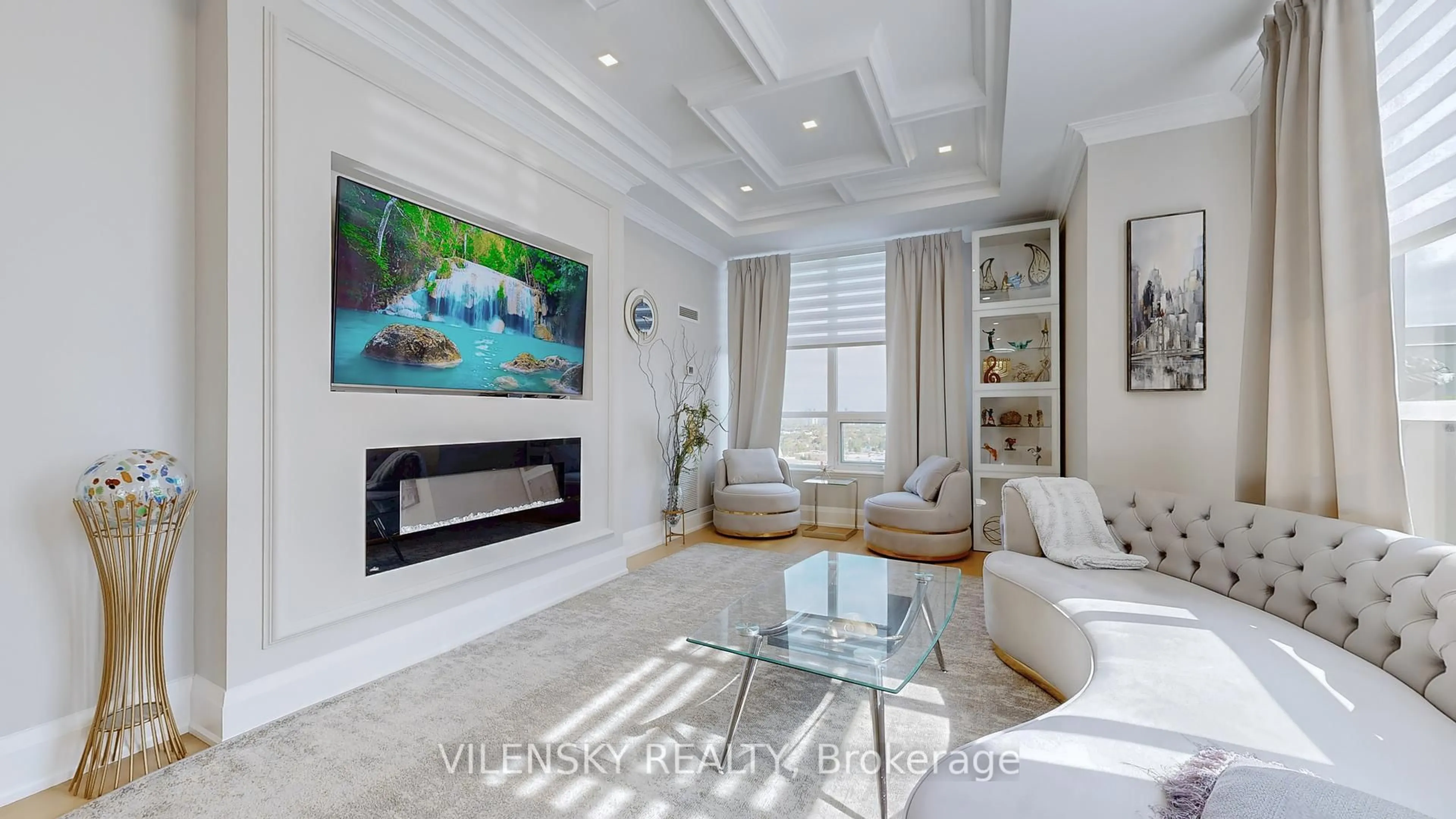 Living room with furniture, unknown for 20 North Park Rd #Ph03, Vaughan Ontario L4J 0G7