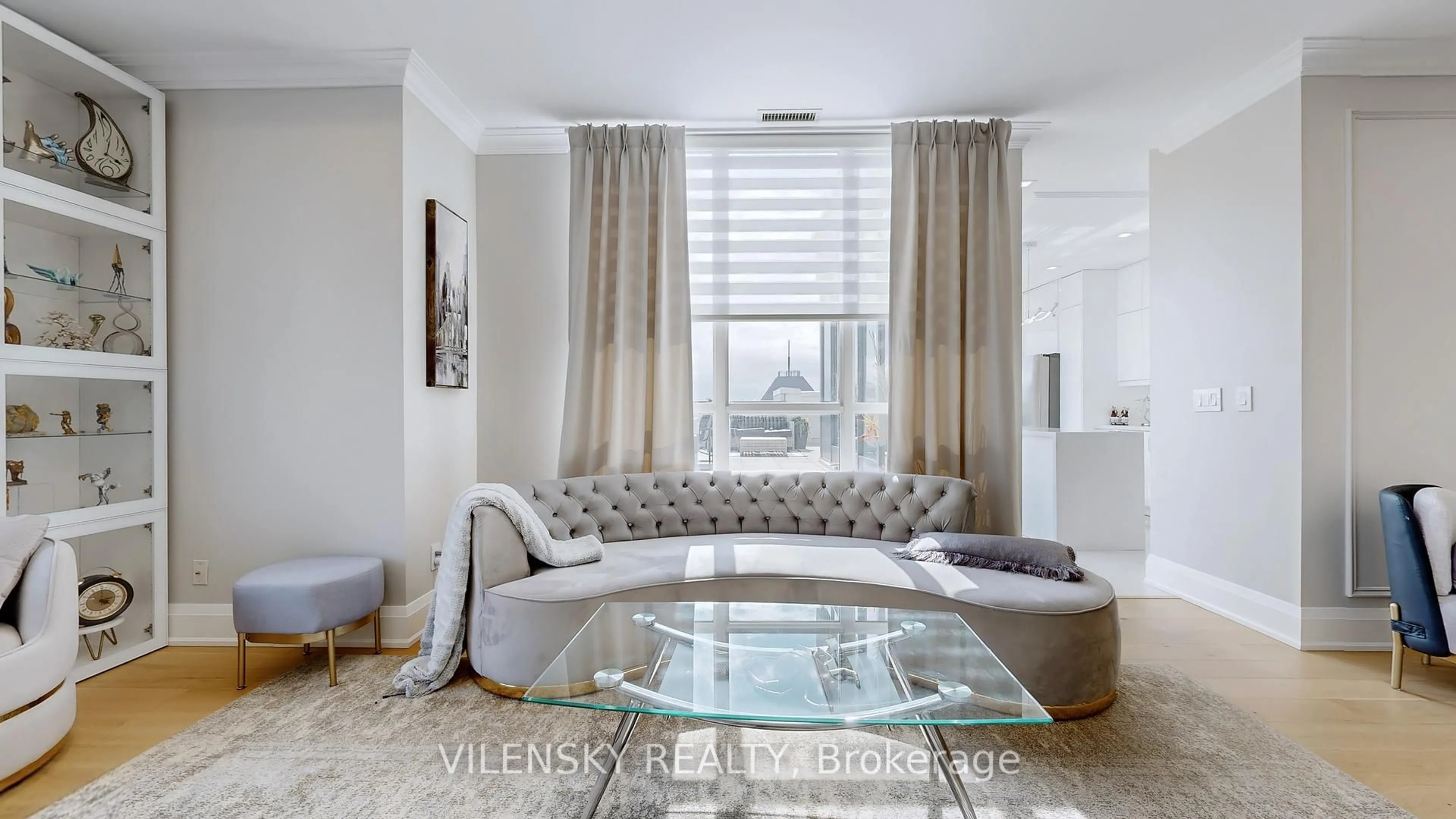 Living room with furniture, unknown for 20 North Park Rd #Ph03, Vaughan Ontario L4J 0G7