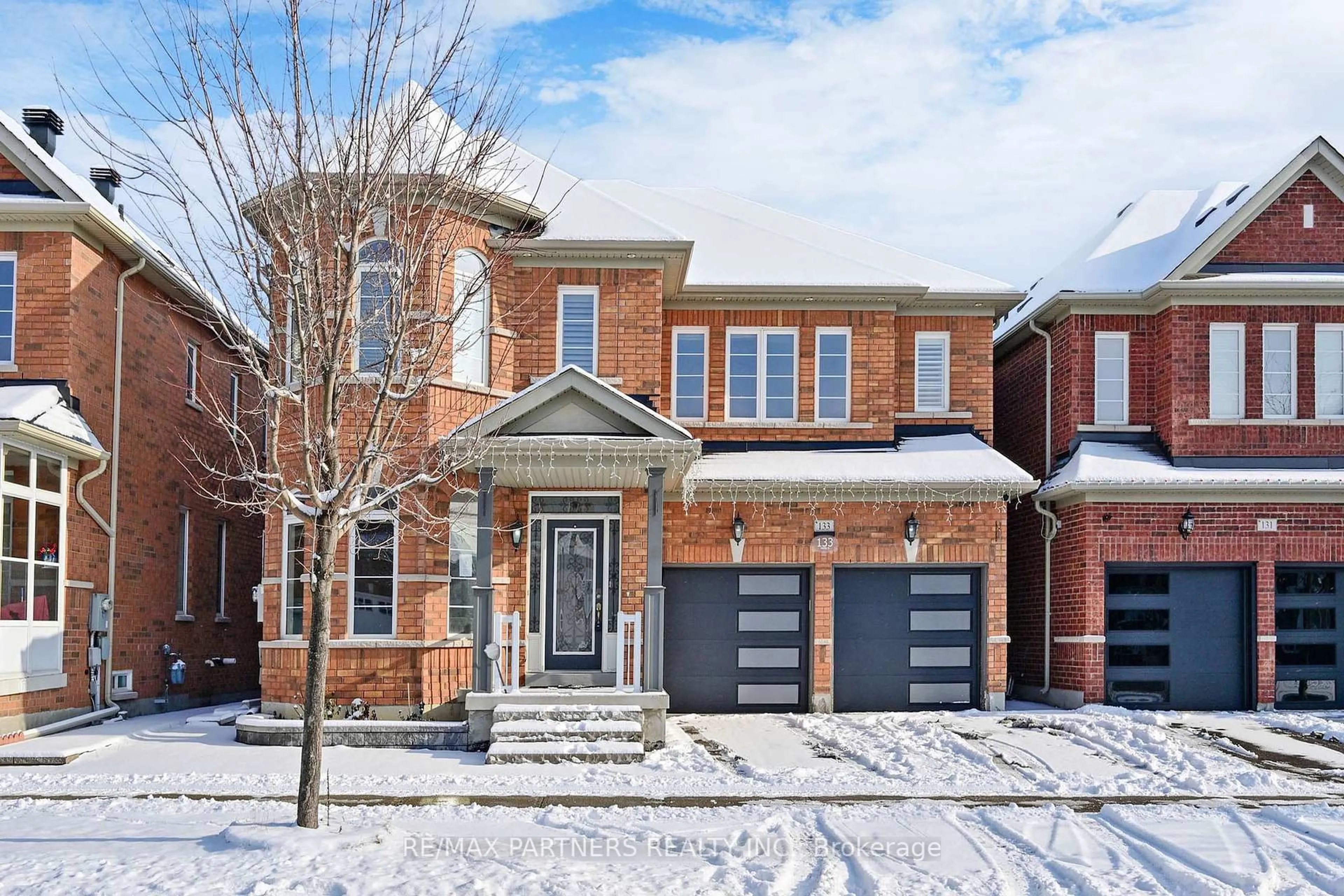 Home with brick exterior material, street for 133 Alexander Lawrie Ave, Markham Ontario L6E 0J4