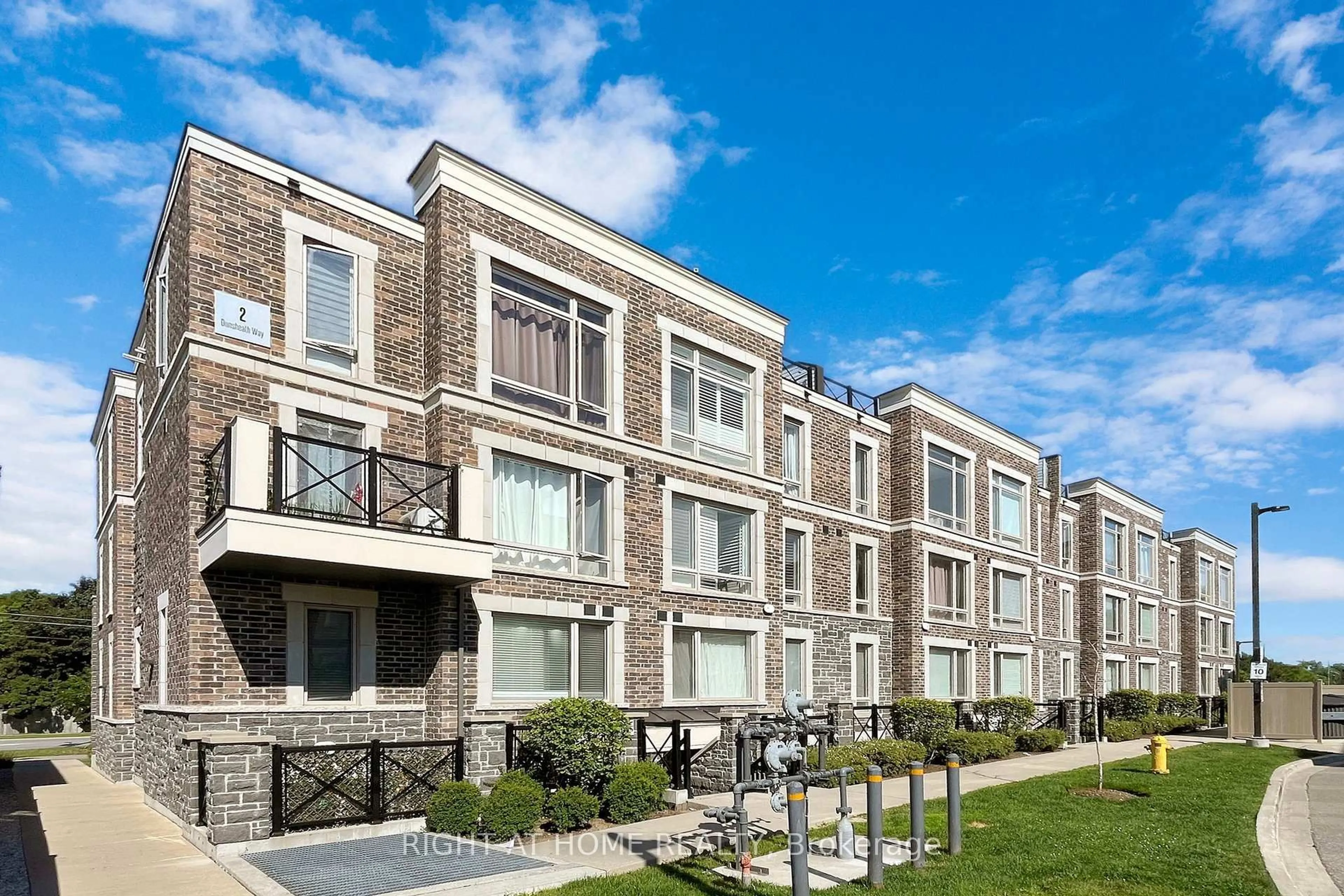 Home with brick exterior material, building for 2 Dunsheath Way #129, Markham Ontario L6B 1N3