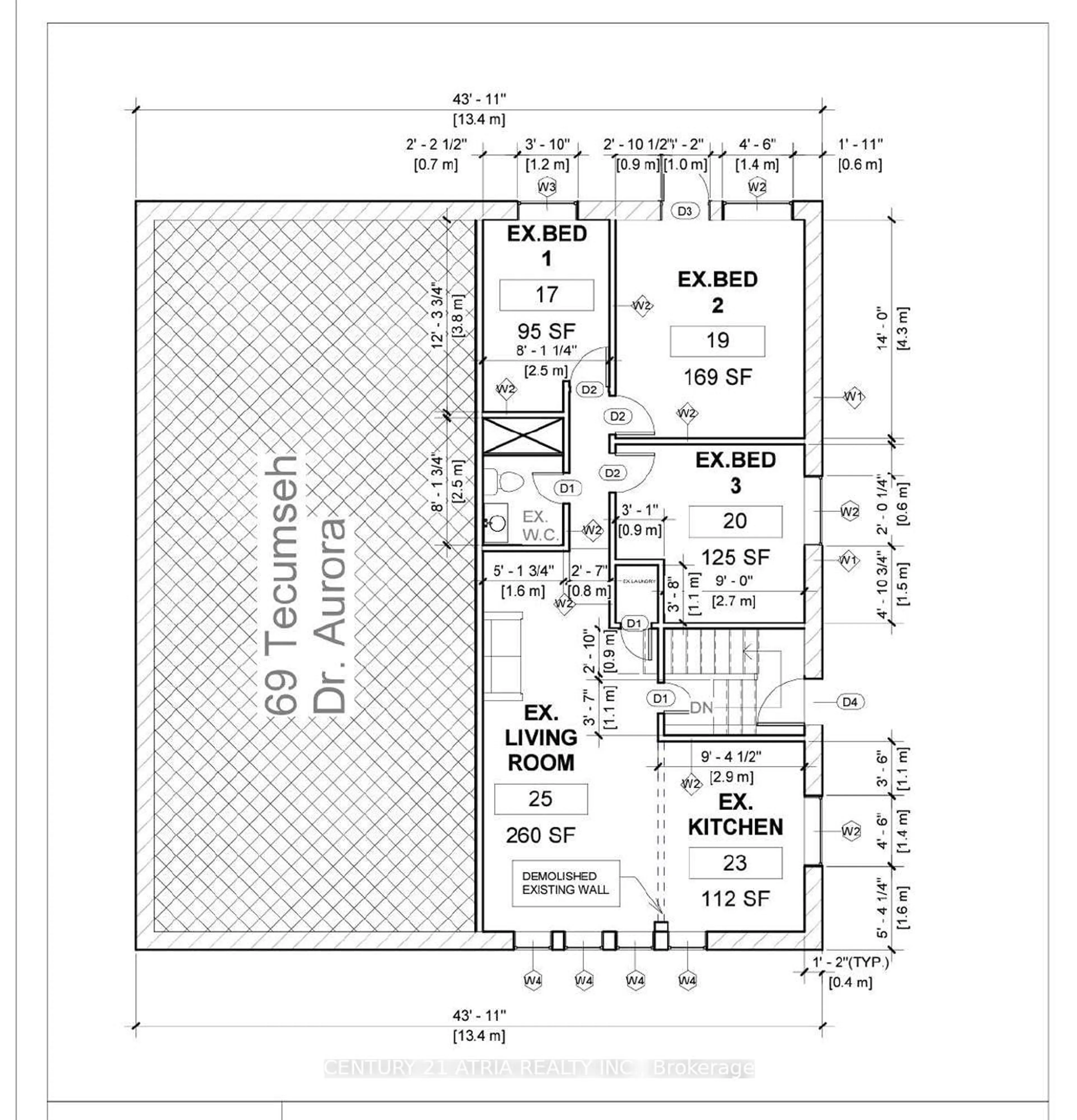 Floor plan for 67 Tecumseh Dr, Aurora Ontario L4G 2X2