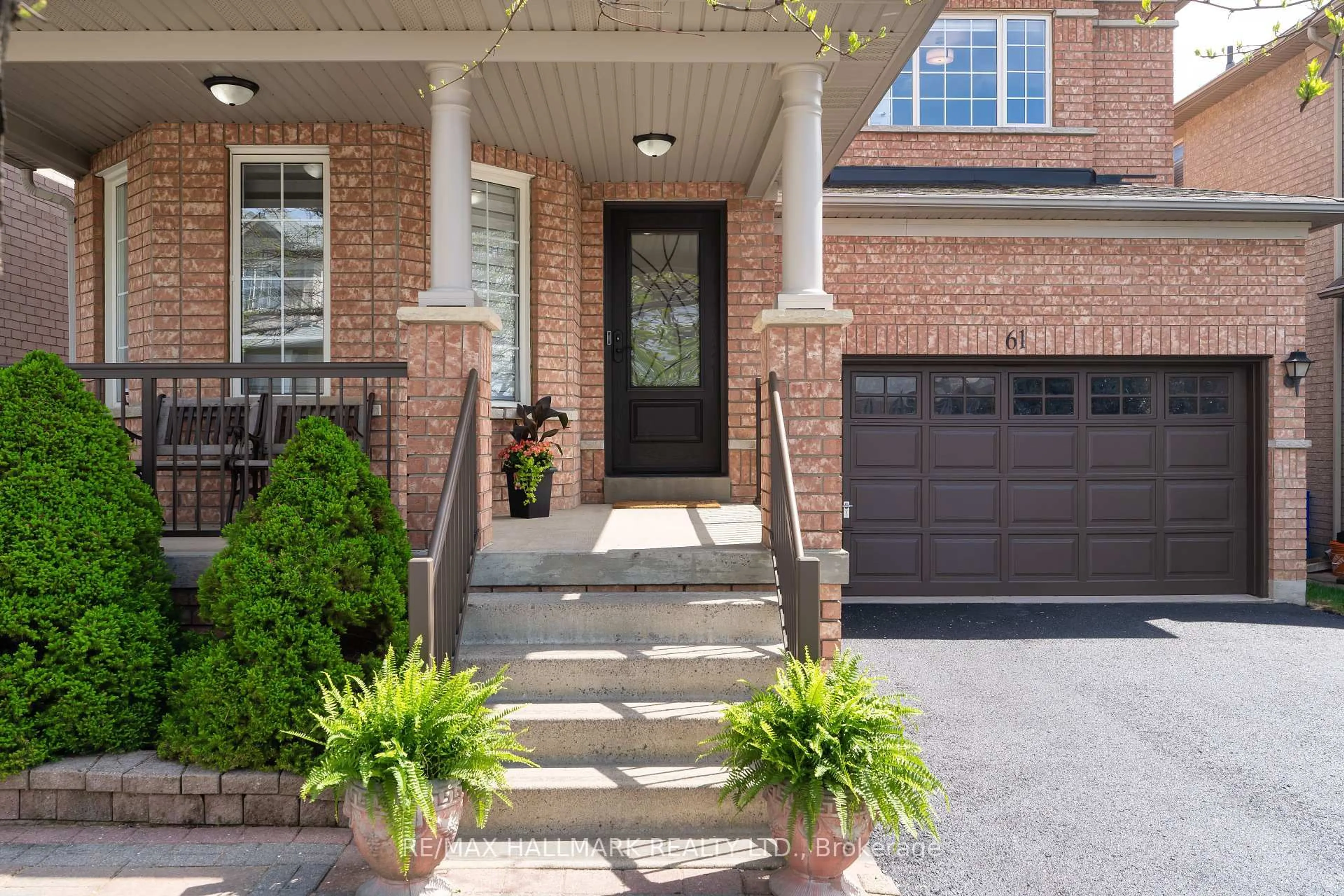 Home with brick exterior material, street for 61 Vanguard Rd, Vaughan Ontario L4K 5G6