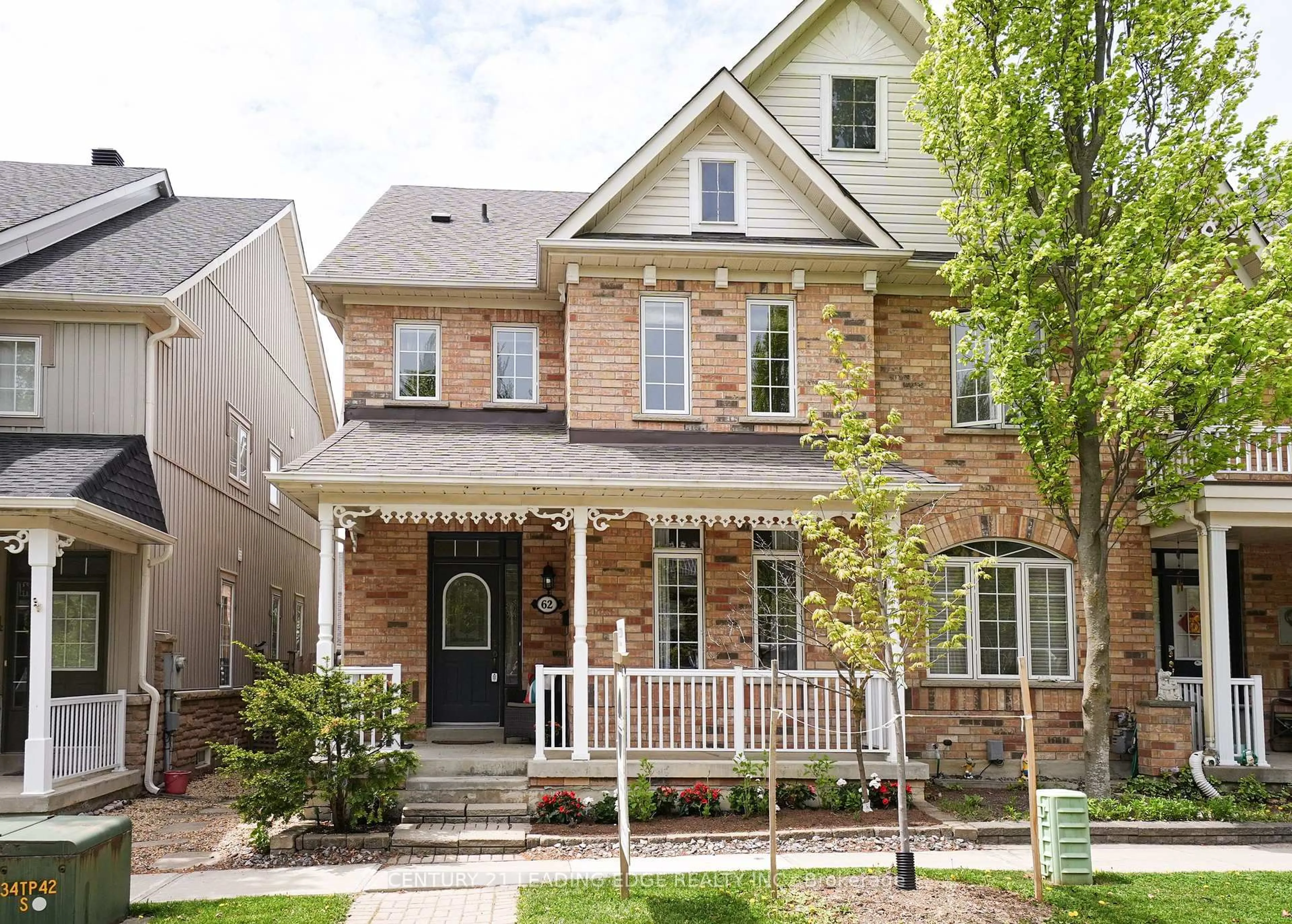 Home with brick exterior material, street for 62 Dancer's Dr, Markham Ontario L6C 2A8