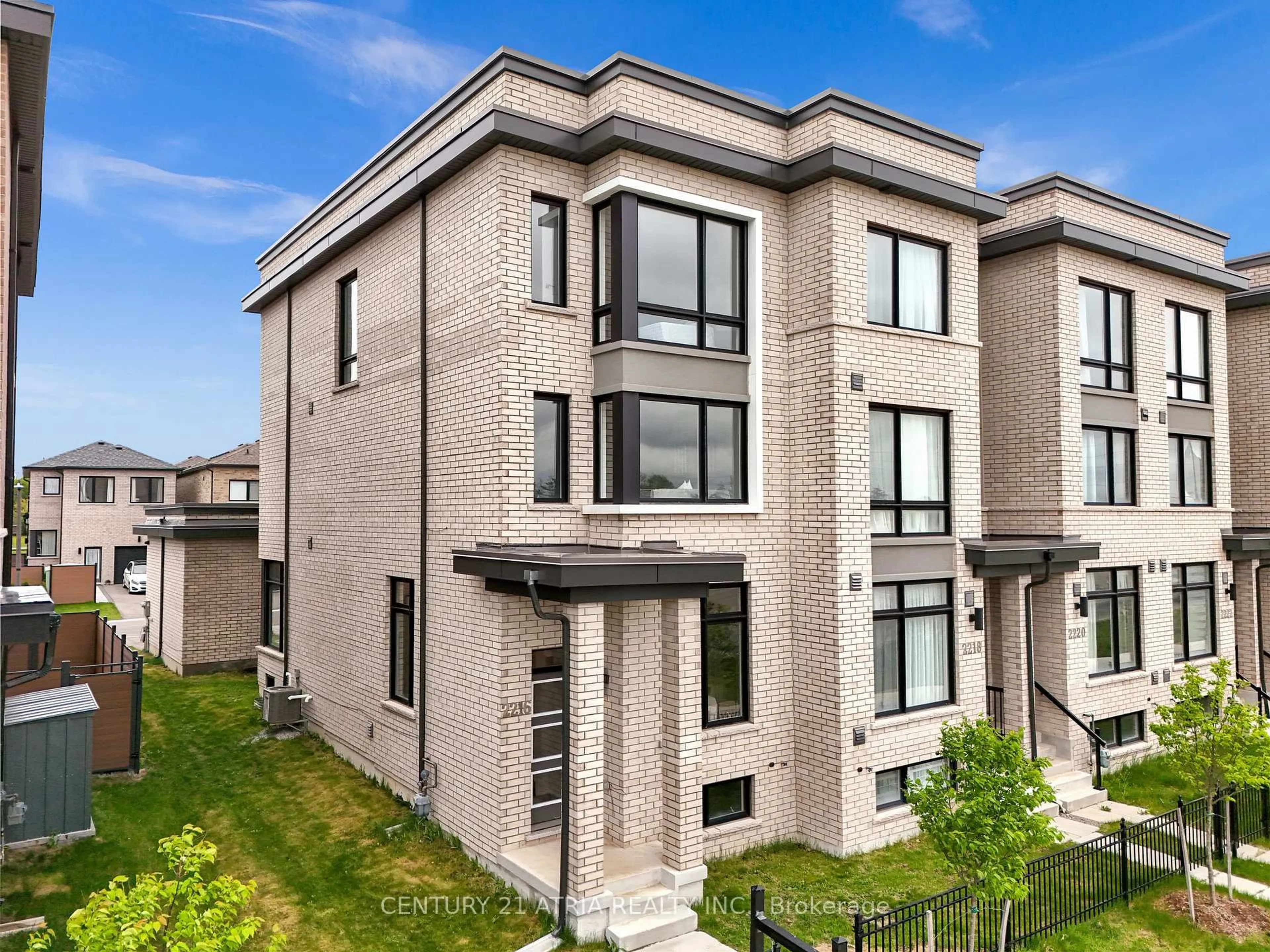 Home with brick exterior material, building for 2216 donald cousens Pkwy, Markham Ontario L0H 1J0