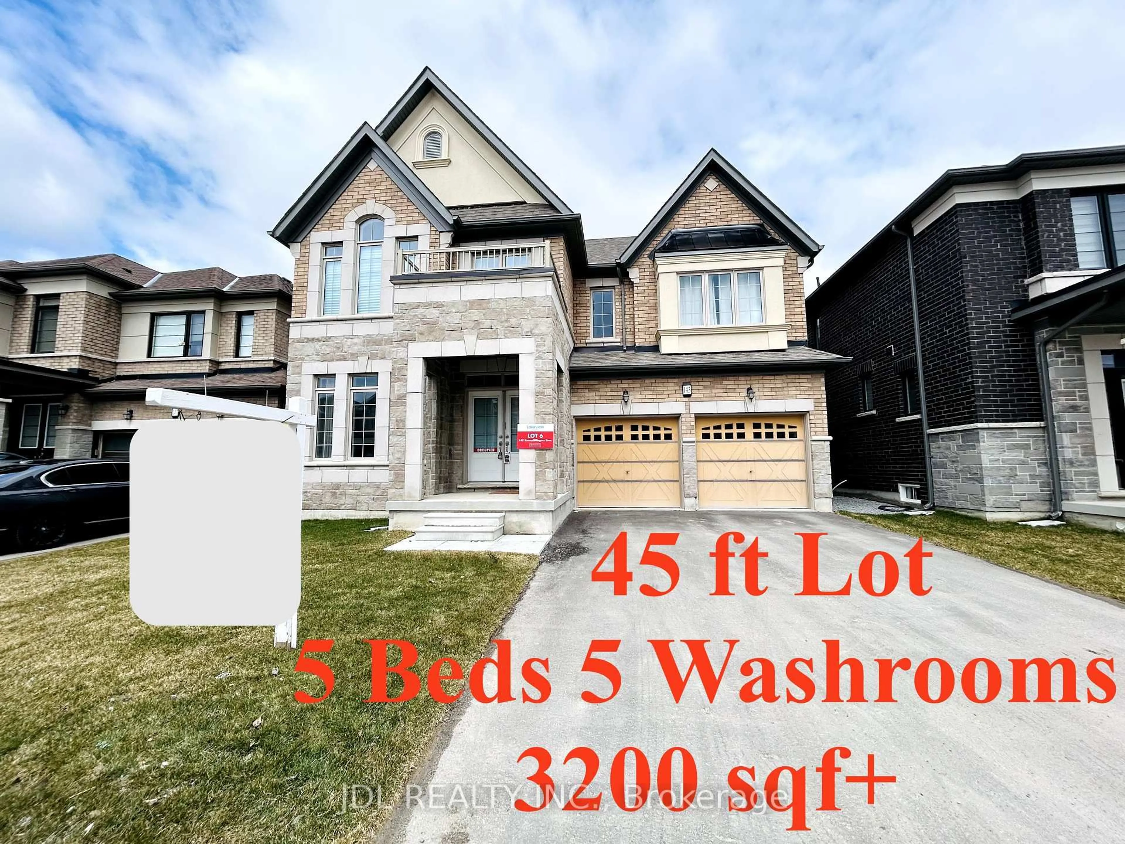 Home with brick exterior material, street for 143 Kenneth Rogers Cres, East Gwillimbury Ontario L9S 0S1