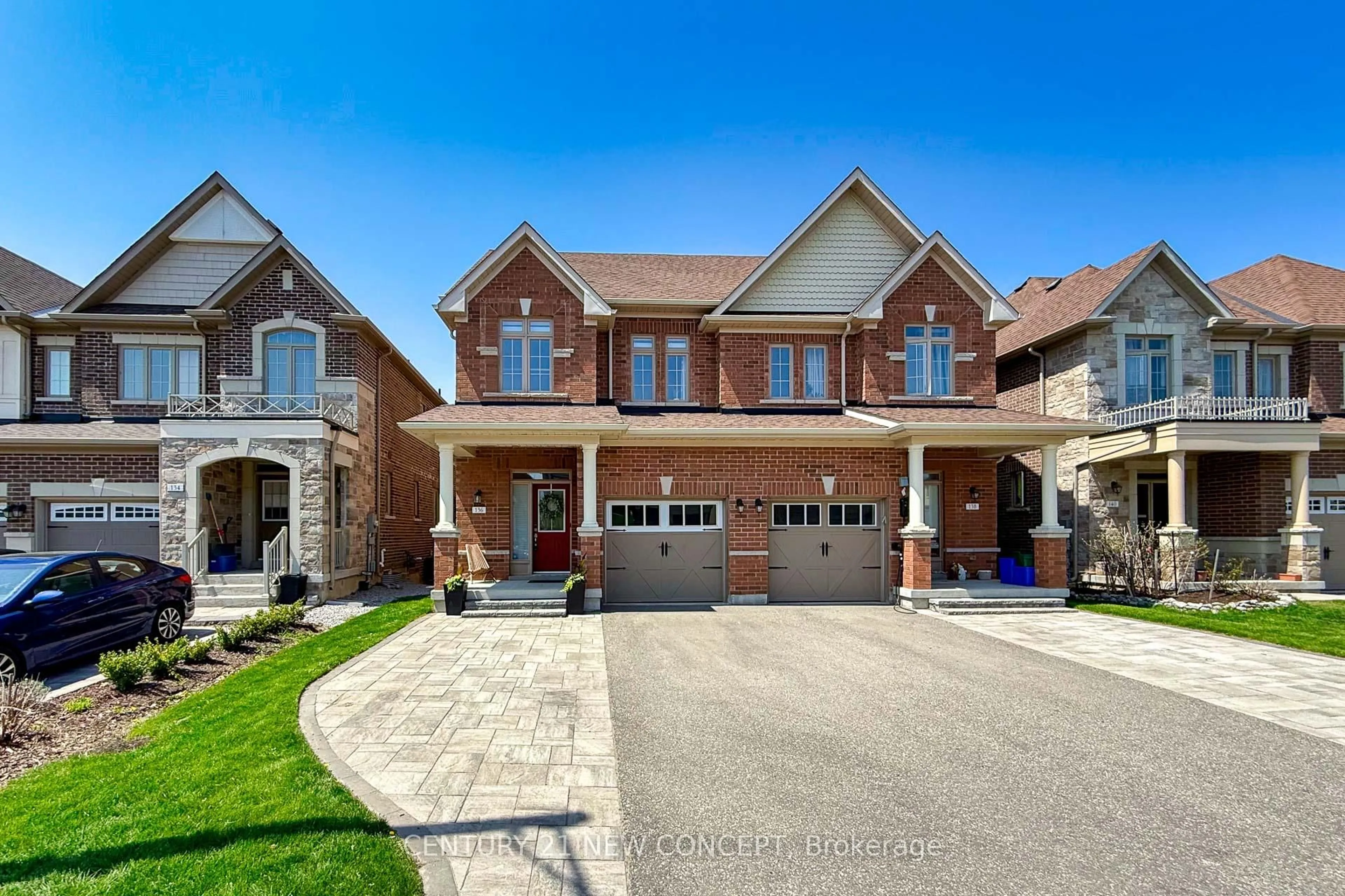 Home with brick exterior material, street for 136 Countryman Rd, East Gwillimbury Ontario L9N 0N8