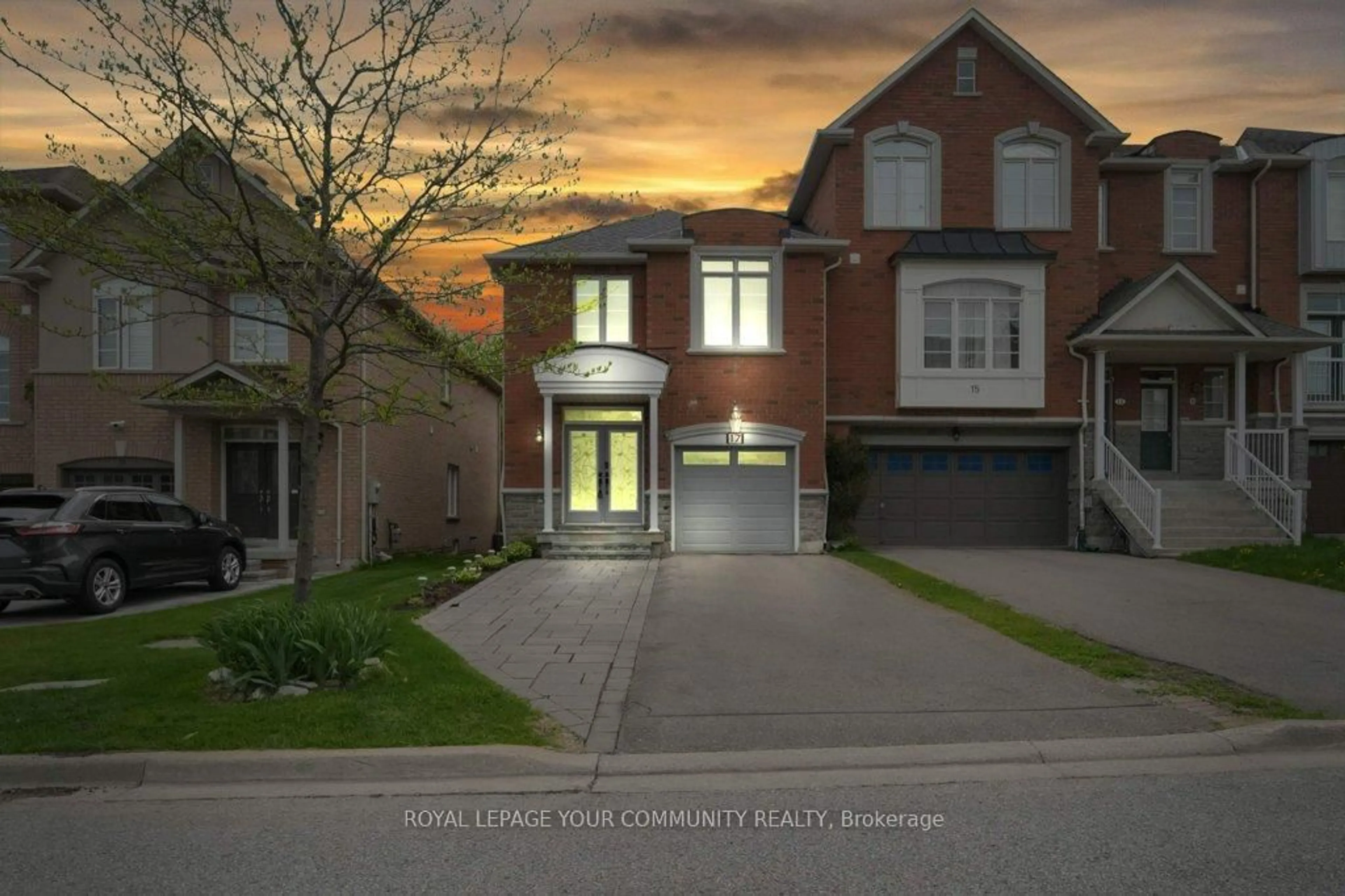 Home with brick exterior material, street for 17 Rustwood Rd, Vaughan Ontario L4J 9E5