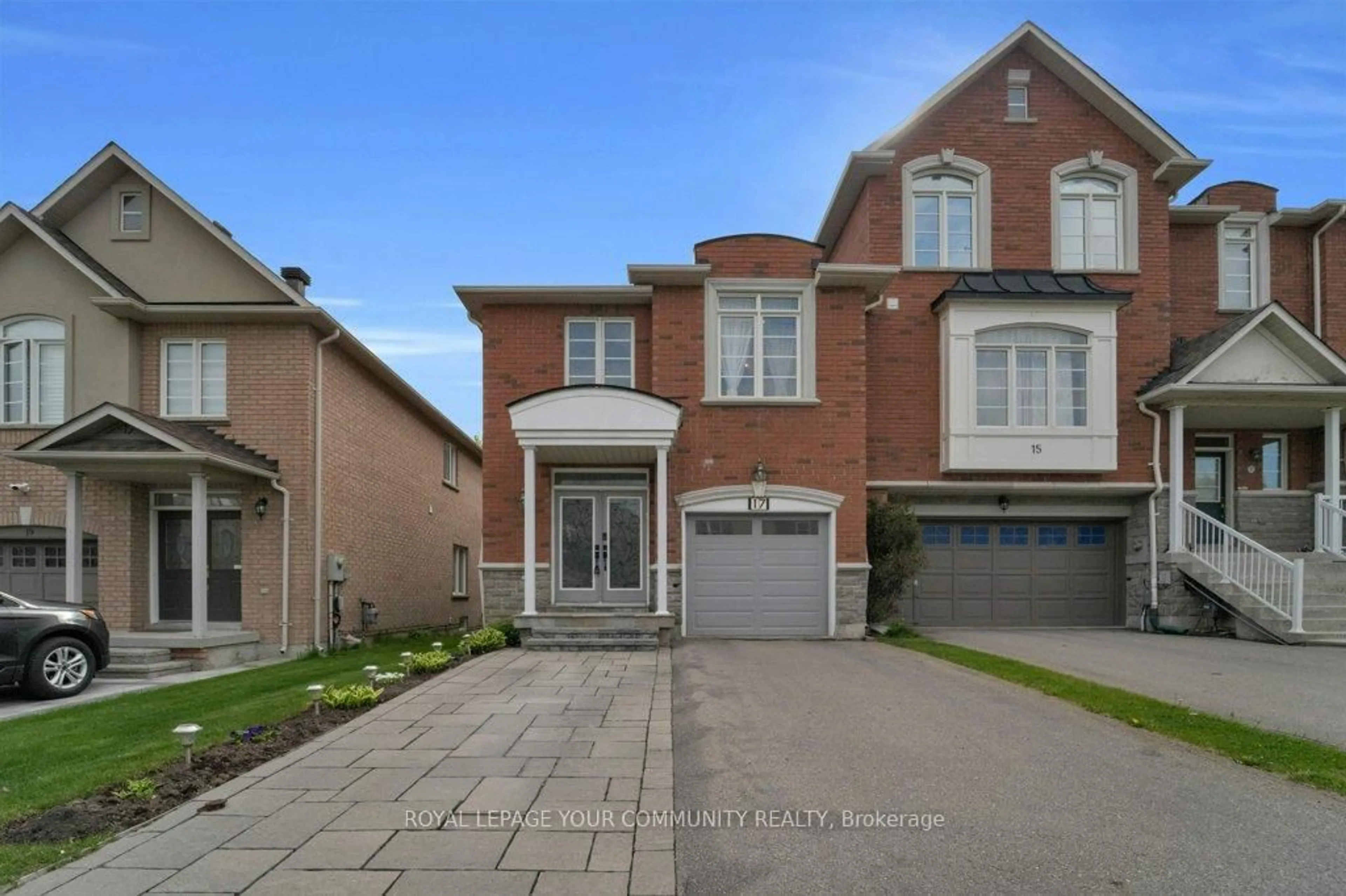 Home with brick exterior material, street for 17 Rustwood Rd, Vaughan Ontario L4J 9E5