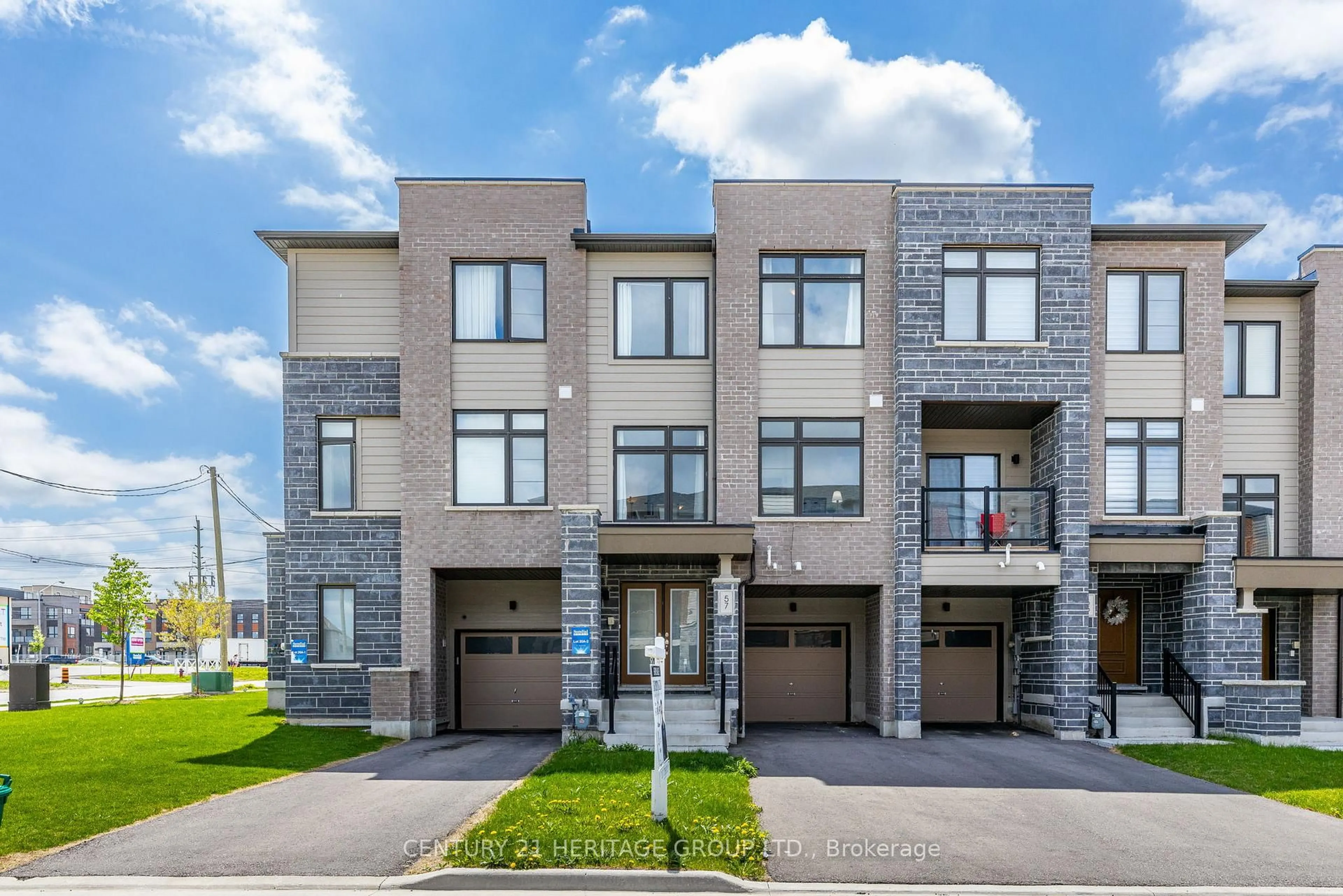 Home with brick exterior material, street for 57 Delano Way, Newmarket Ontario L3X 0L4