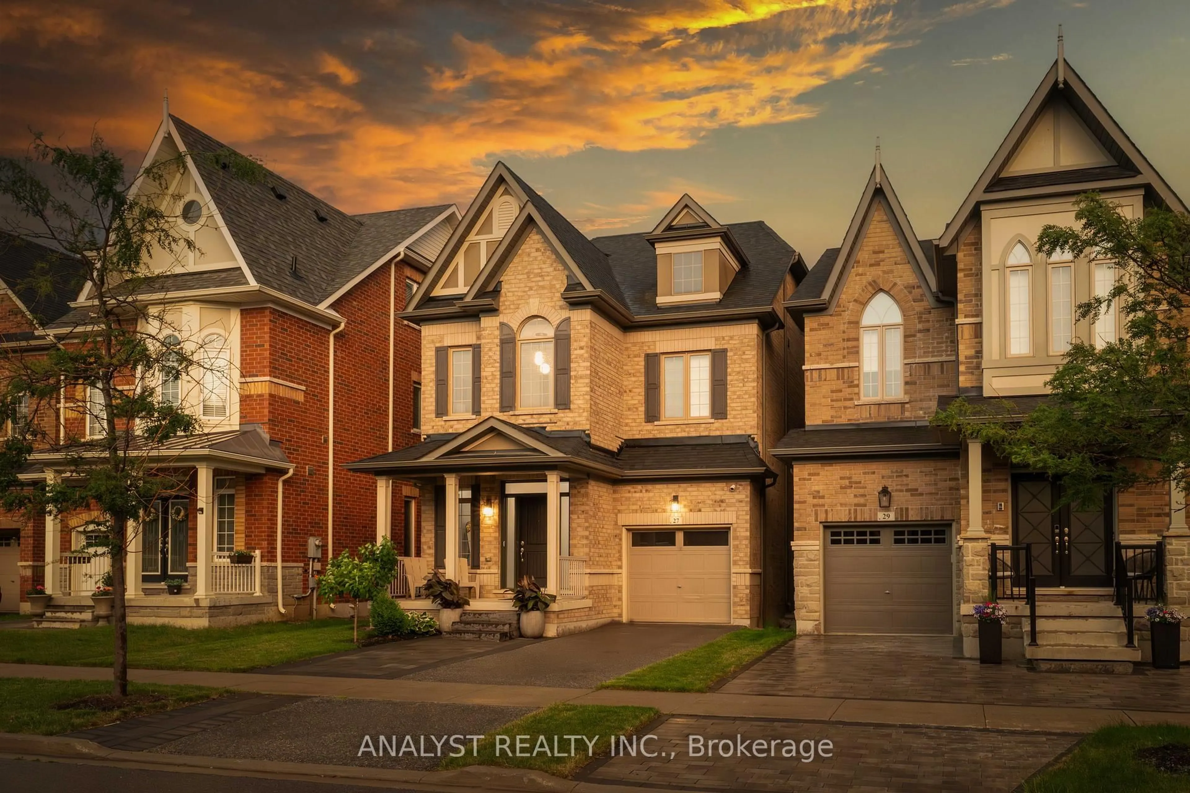 Home with brick exterior material, street for 27 Oren St, Vaughan Ontario L4H 4A1