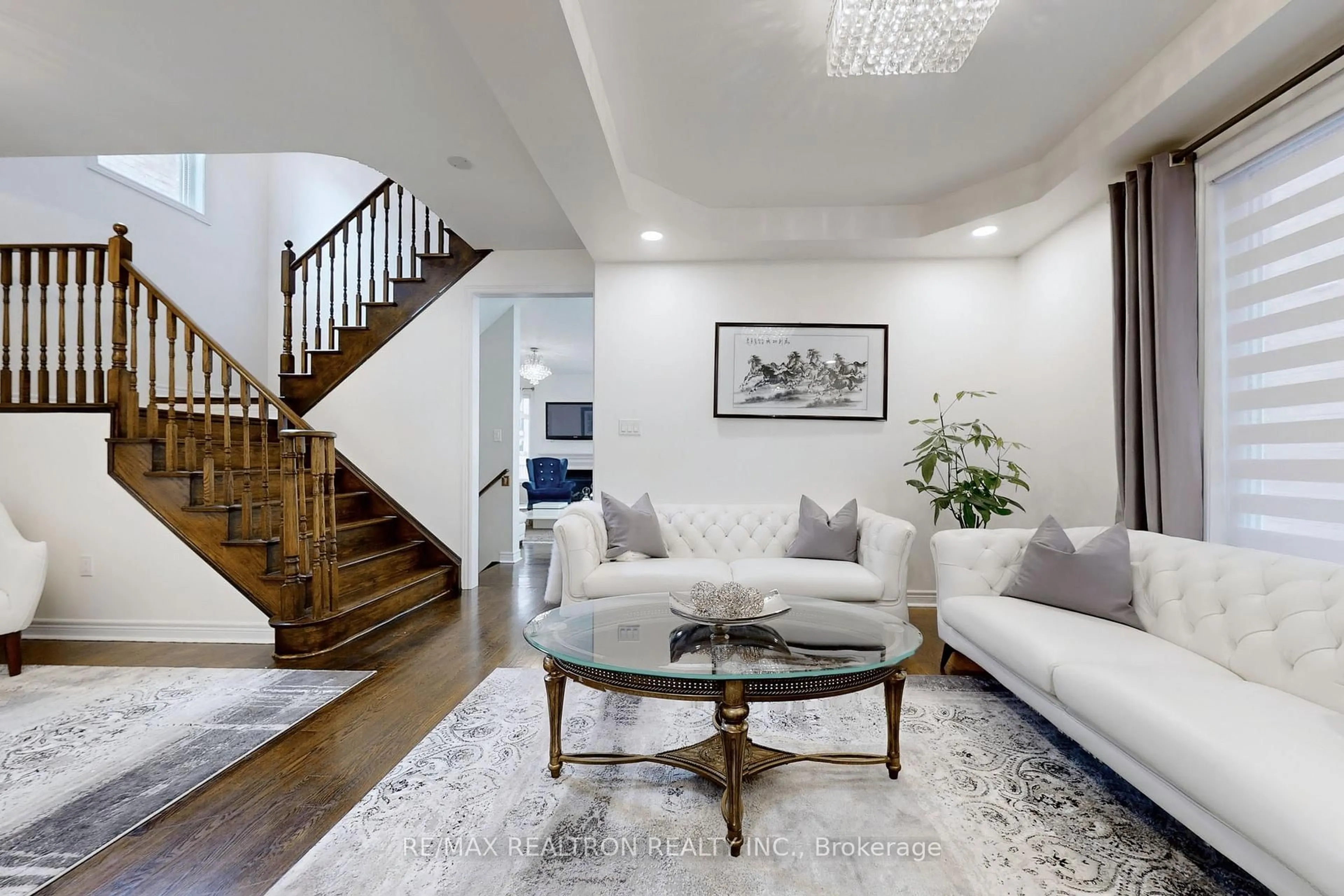 Living room with furniture, unknown for 30 Riding Mountain Dr, Richmond Hill Ontario L4E 0V4