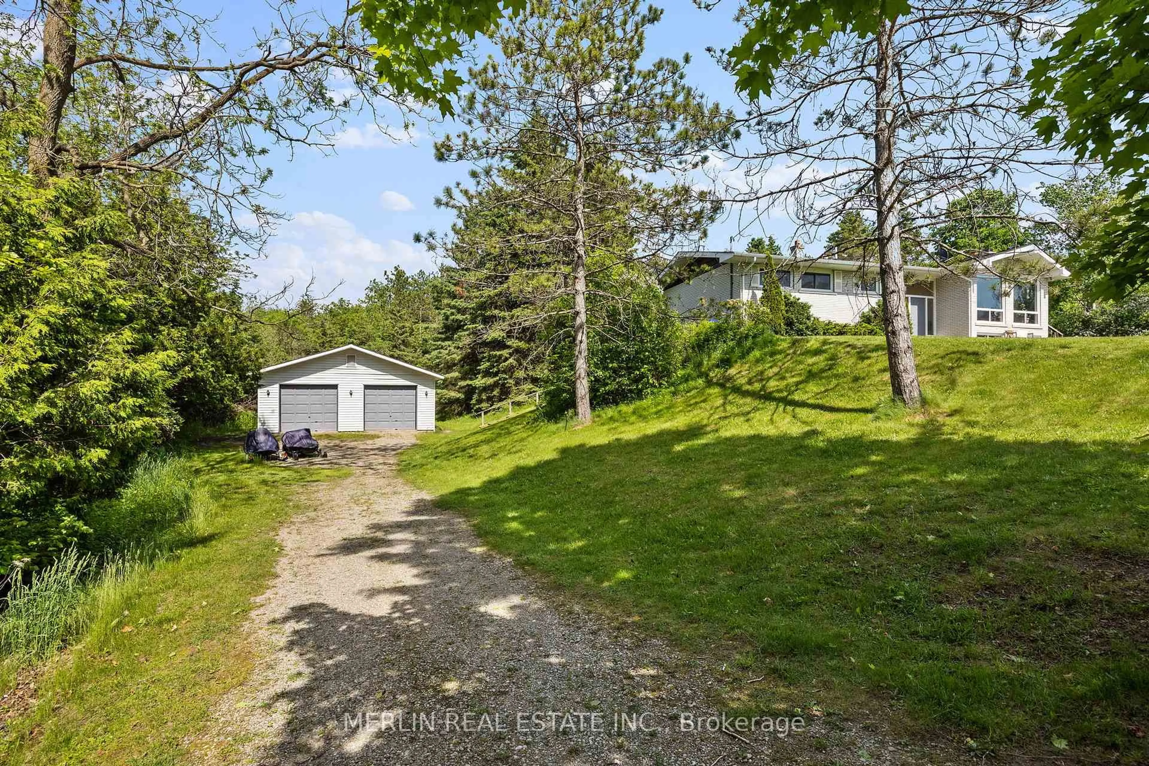 A pic from outside/outdoor area/front of a property/back of a property/a pic from drone, forest/trees view for 2531 Concession Road 3, Adjala-Tosorontio Ontario L0N 1P0