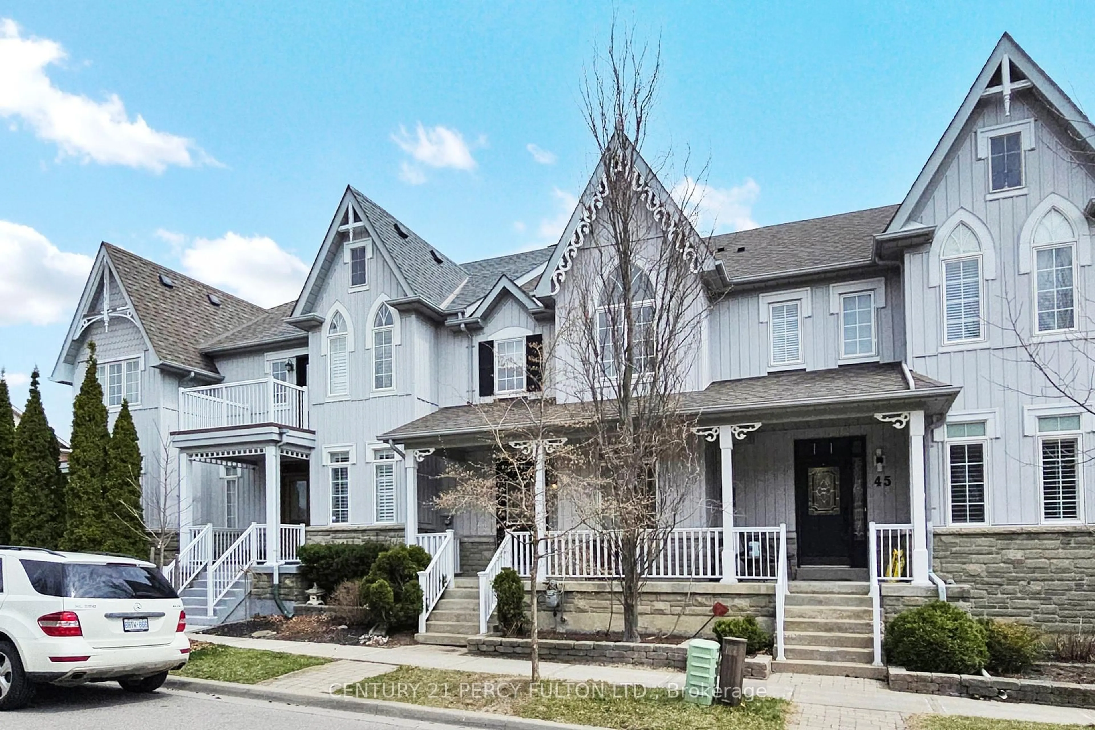 Home with brick exterior material, street for 43 Dancers Dr, Markham Ontario L3P 1P1
