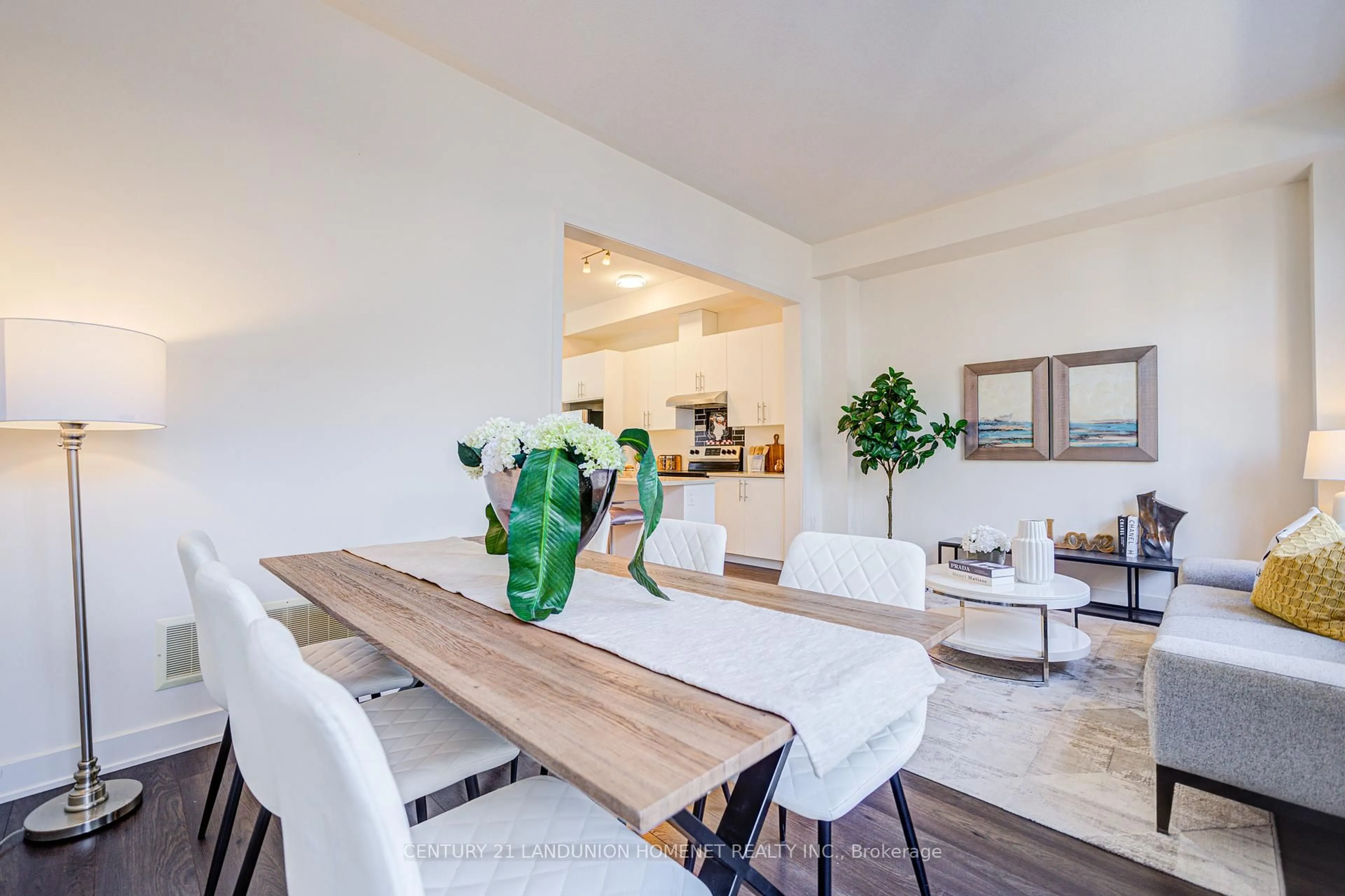 Dining room, wood/laminate floor for 13 Gerussi St, Vaughan Ontario L4H 4R6