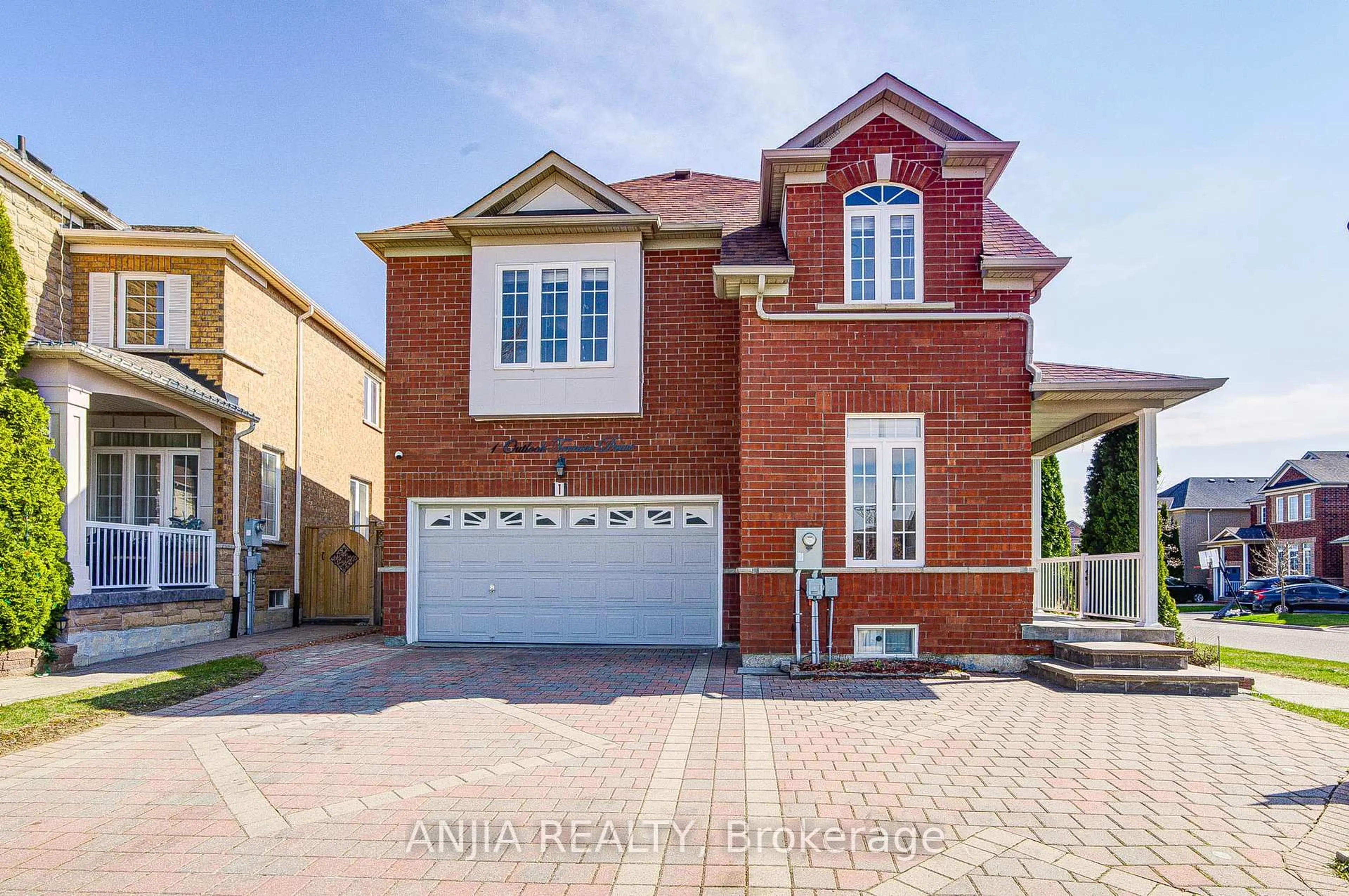 Home with brick exterior material, street for 1 Outlook Terrace Dr, Markham Ontario L6E 1K1