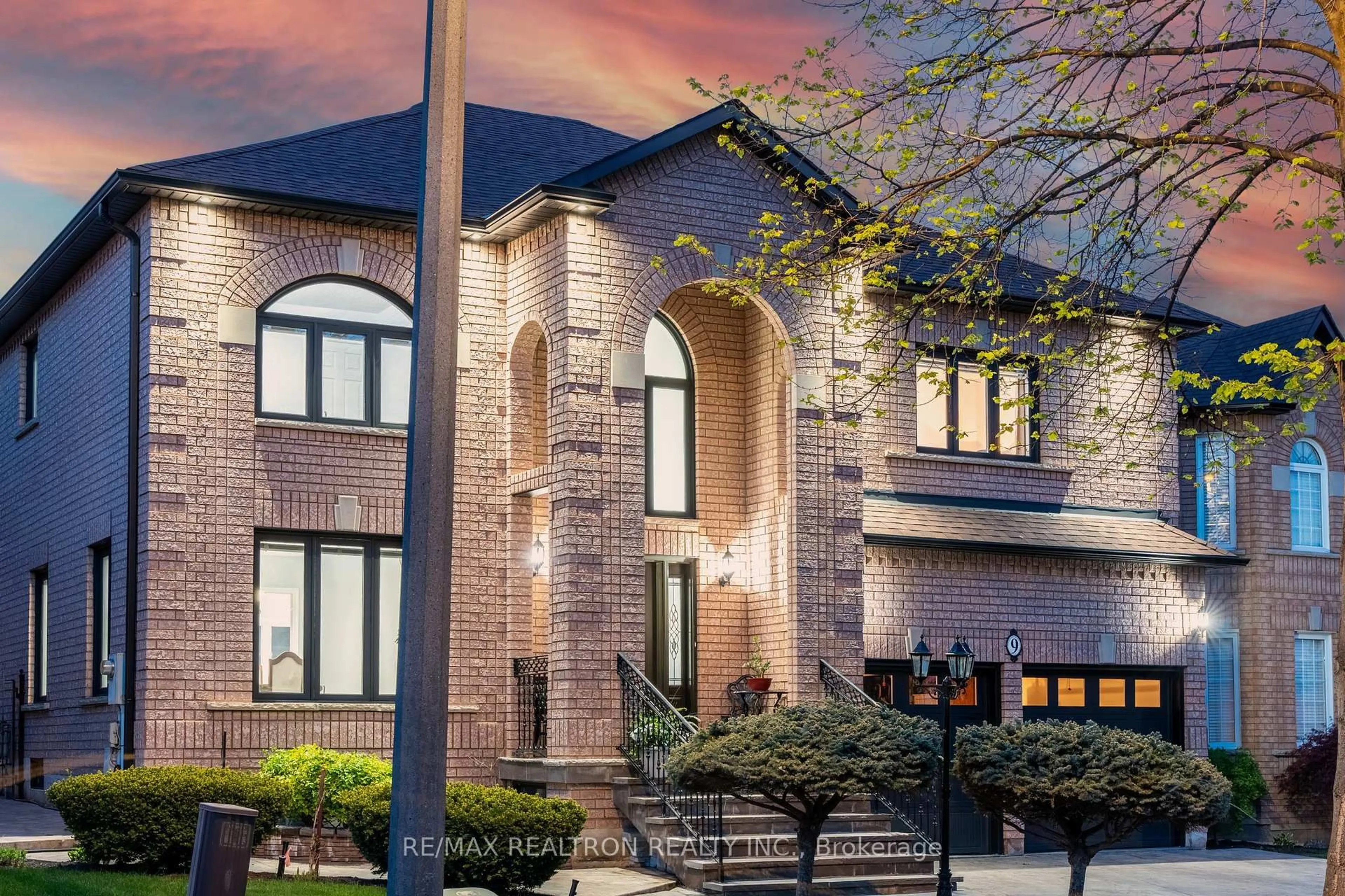 Home with brick exterior material, street for 9 Mendocino Dr, Vaughan Ontario L4H 1T8