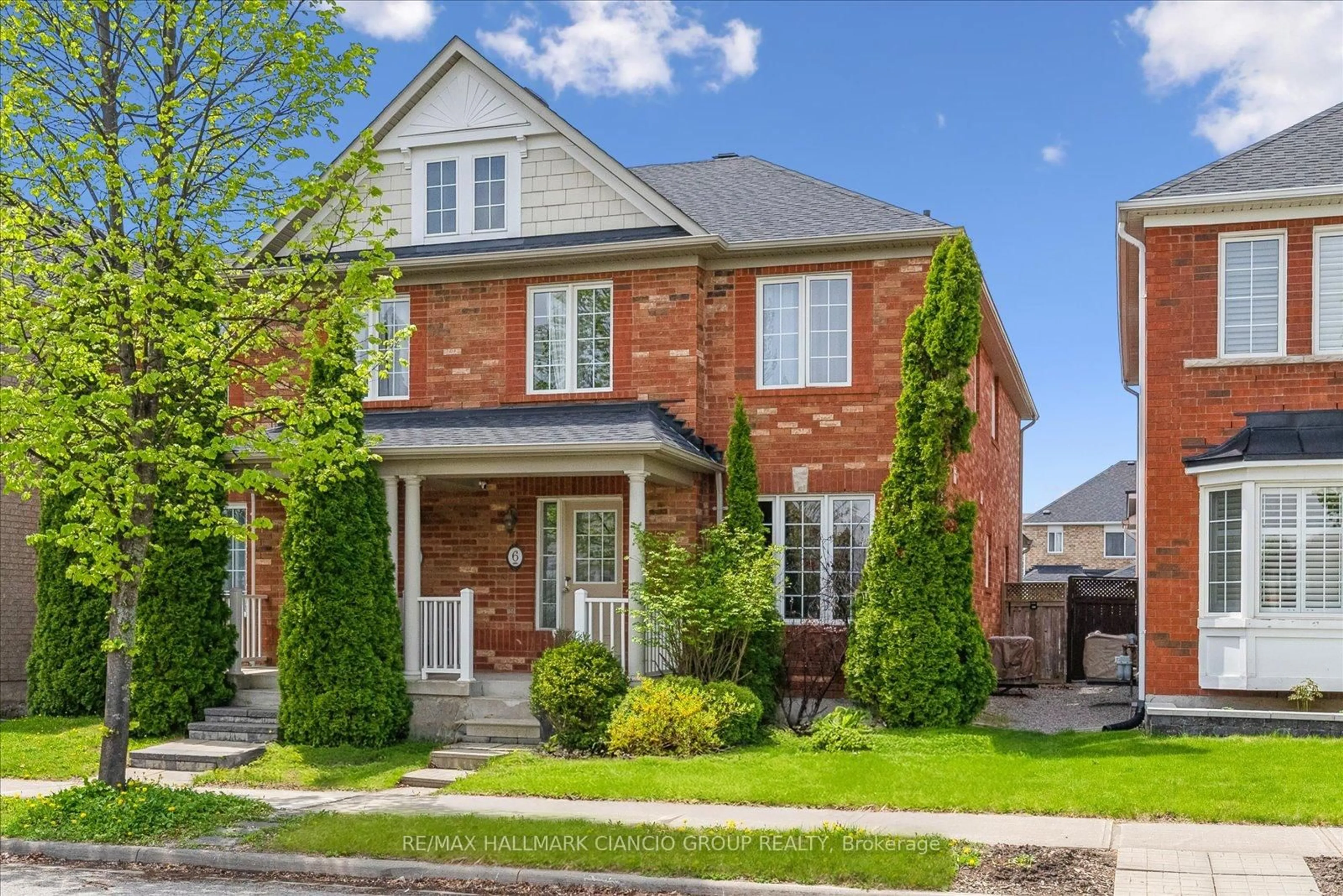 Home with brick exterior material, street for 6 Calafia St, Markham Ontario L6B 0H6