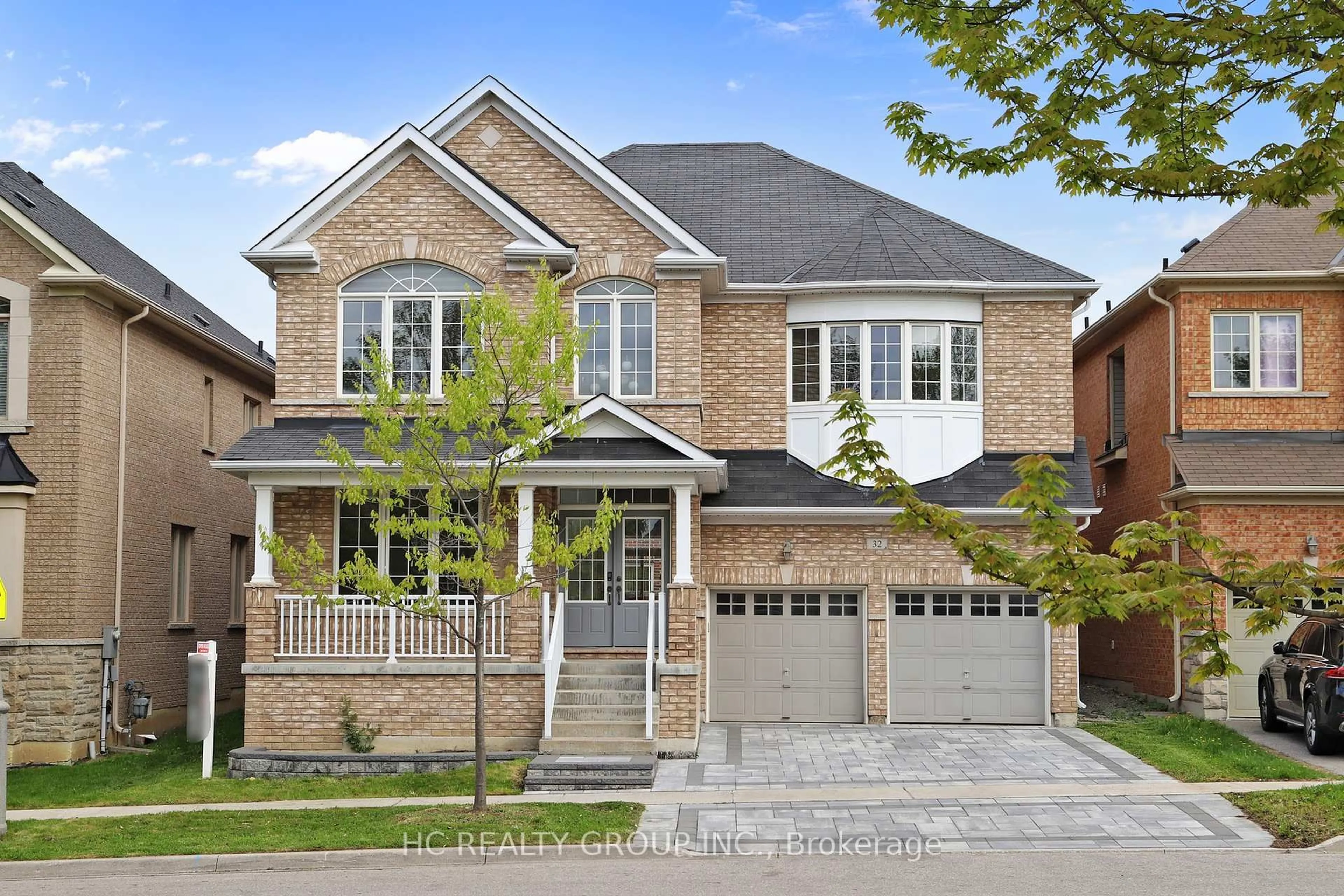 Home with brick exterior material, street for 32 Stony Hill Blvd, Markham Ontario L6C 0L6
