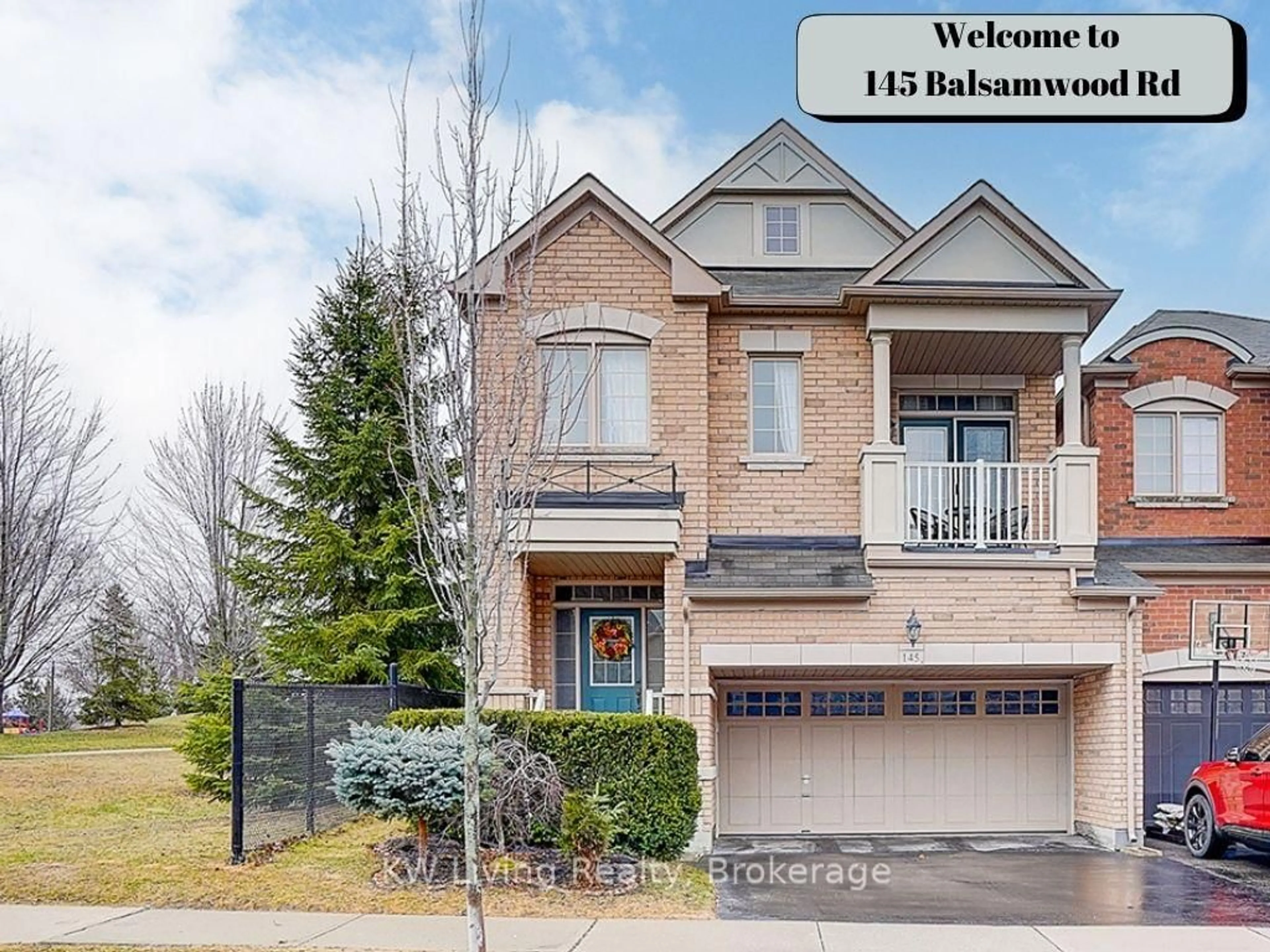 Home with brick exterior material, street for 145 Balsamwood Rd, Vaughan Ontario L4J 0G2