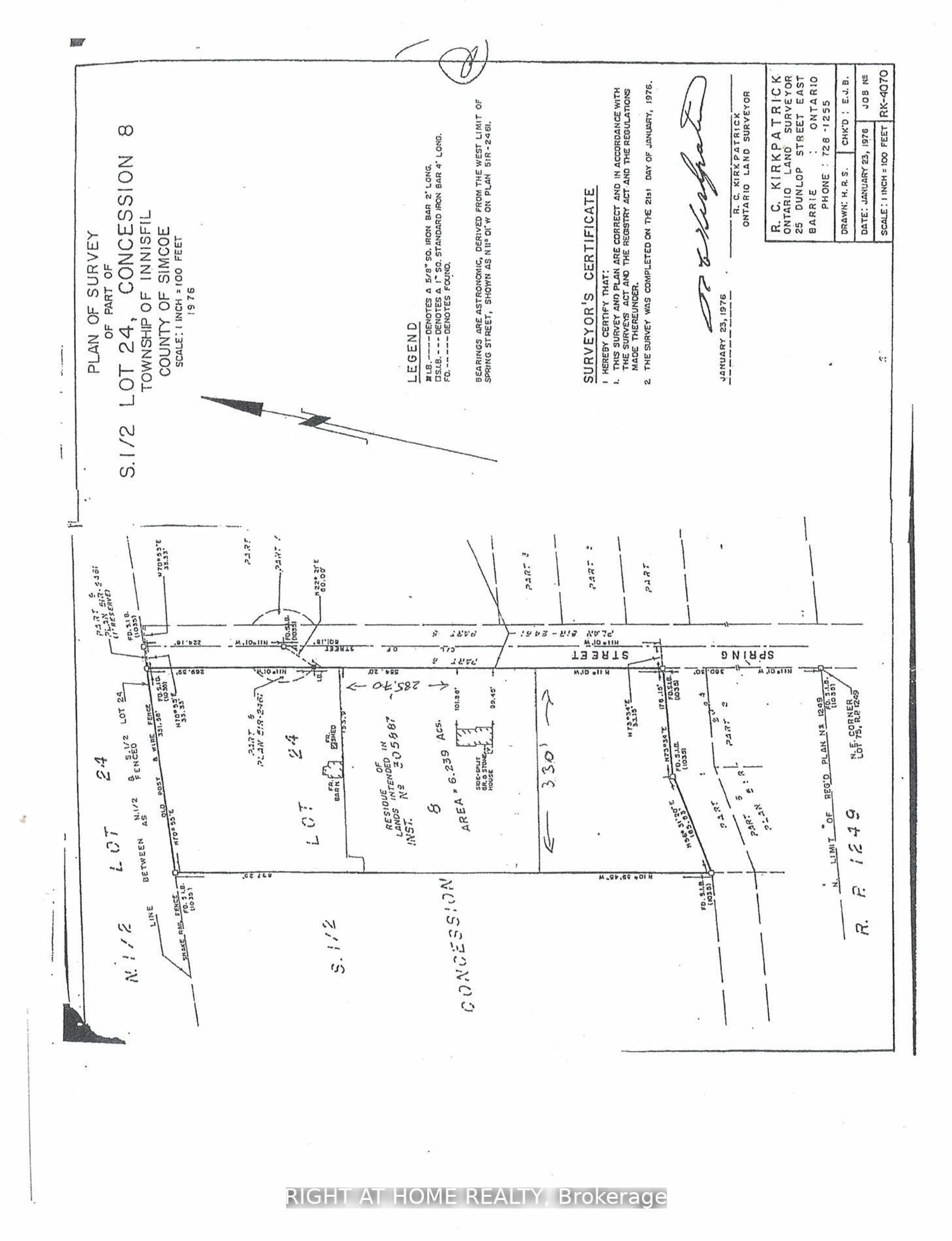 Picture of a map for 2230 Spring St, Innisfil Ontario L9S 2B6
