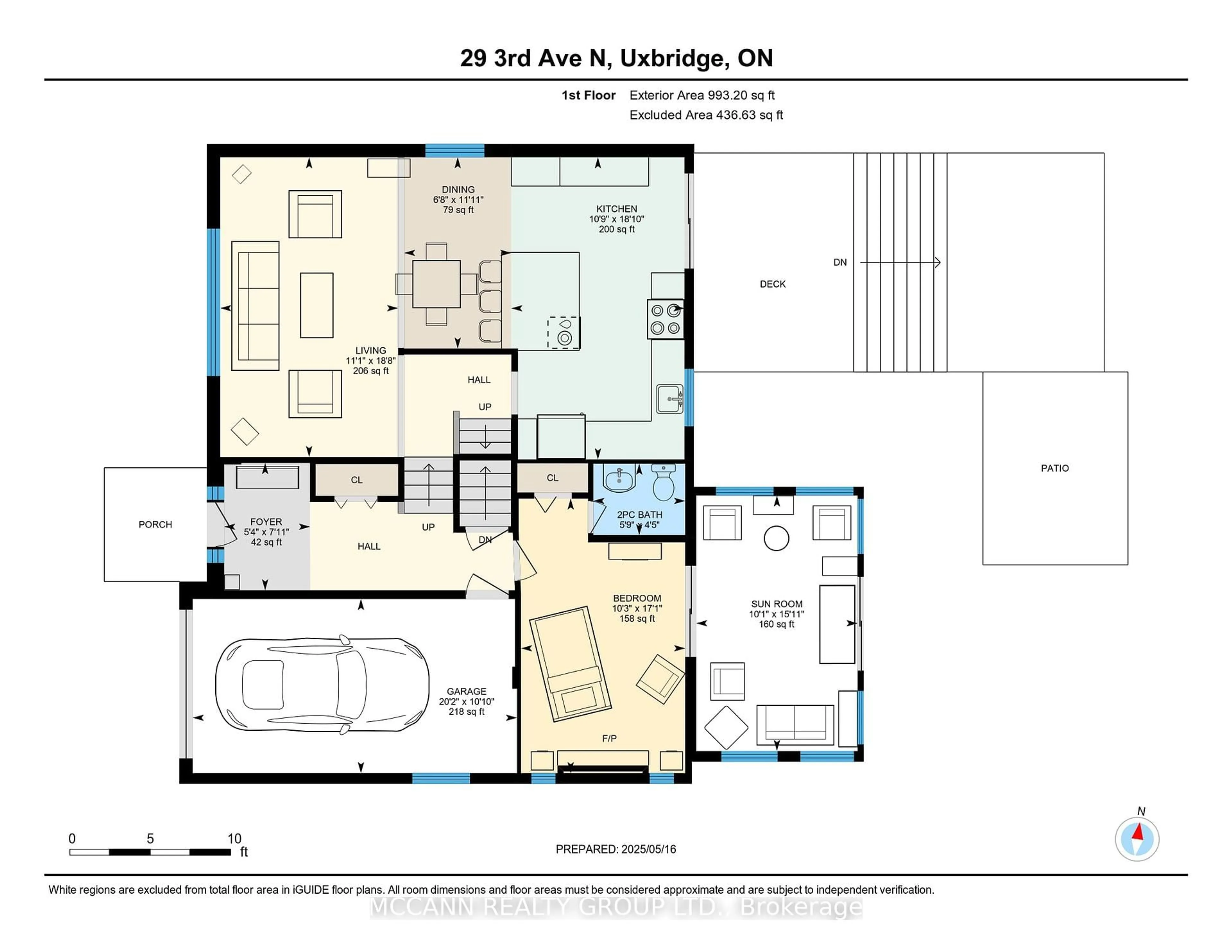 Floor plan for 29 Third Ave, Uxbridge Ontario L9P 1K2