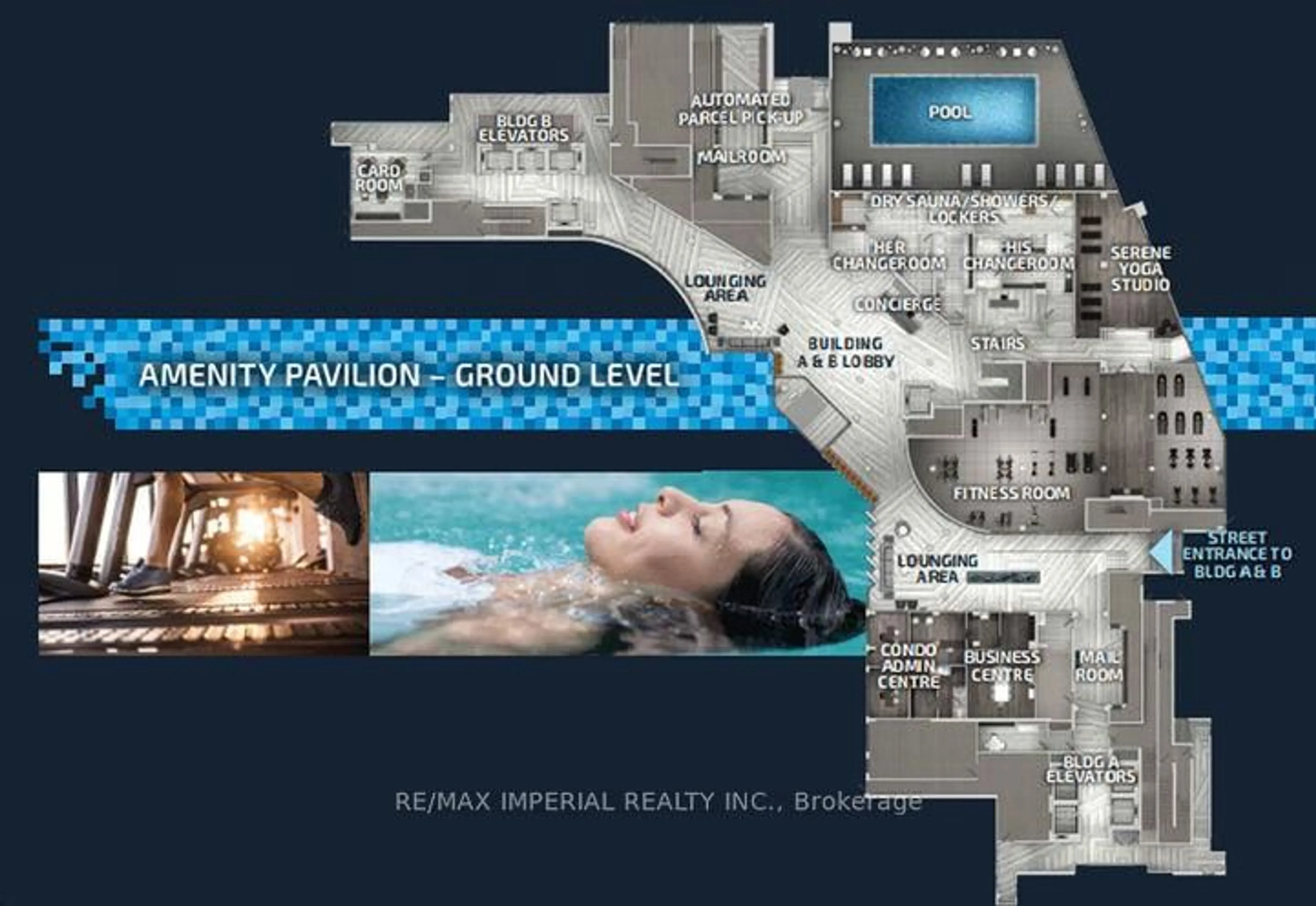 Pool for 8 Water Walk Dr #3205, Markham Ontario L3R 6L4