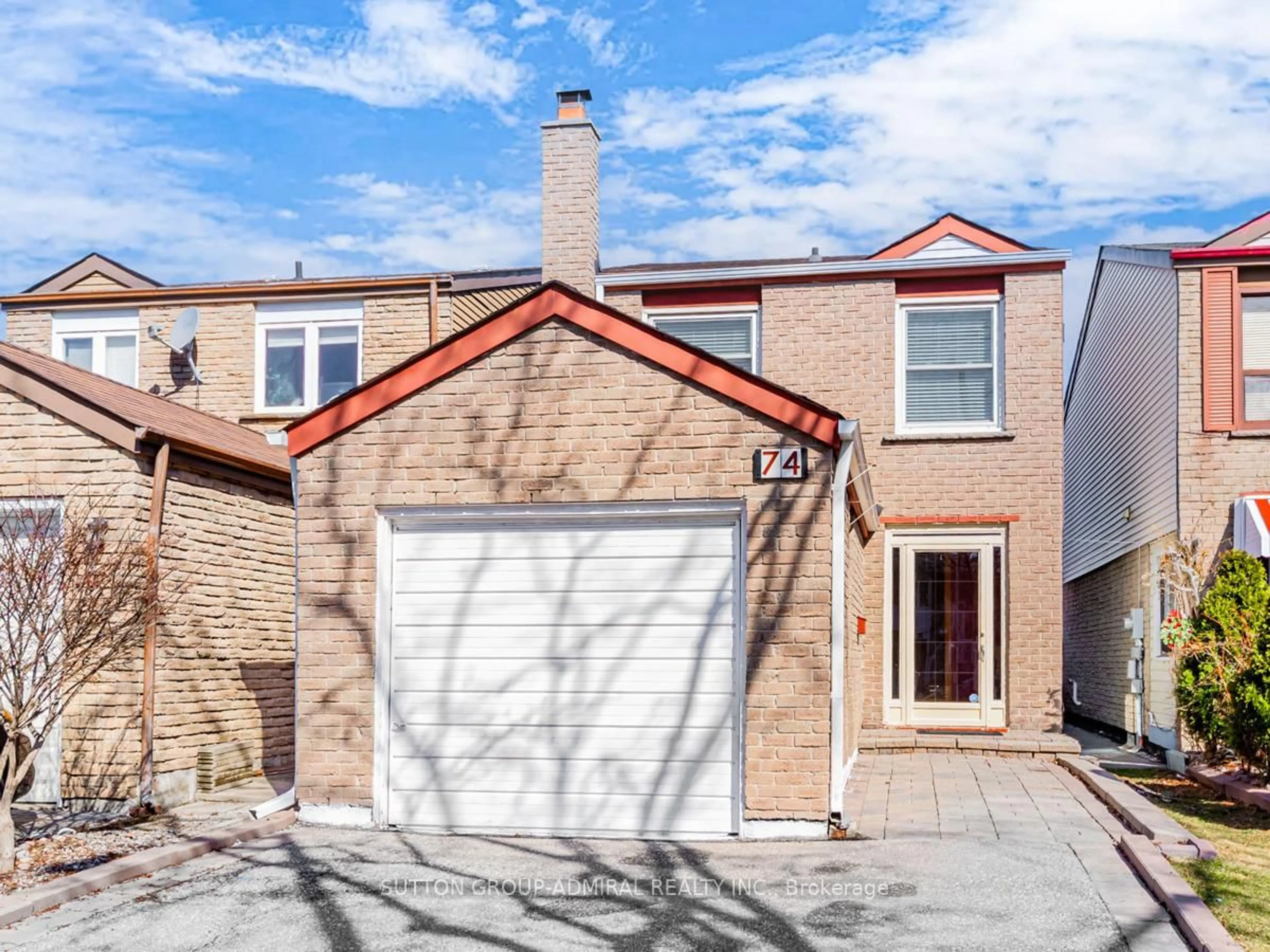 Home with brick exterior material, street for 74 Bob O'Link Ave, Vaughan Ontario L4K 1H2