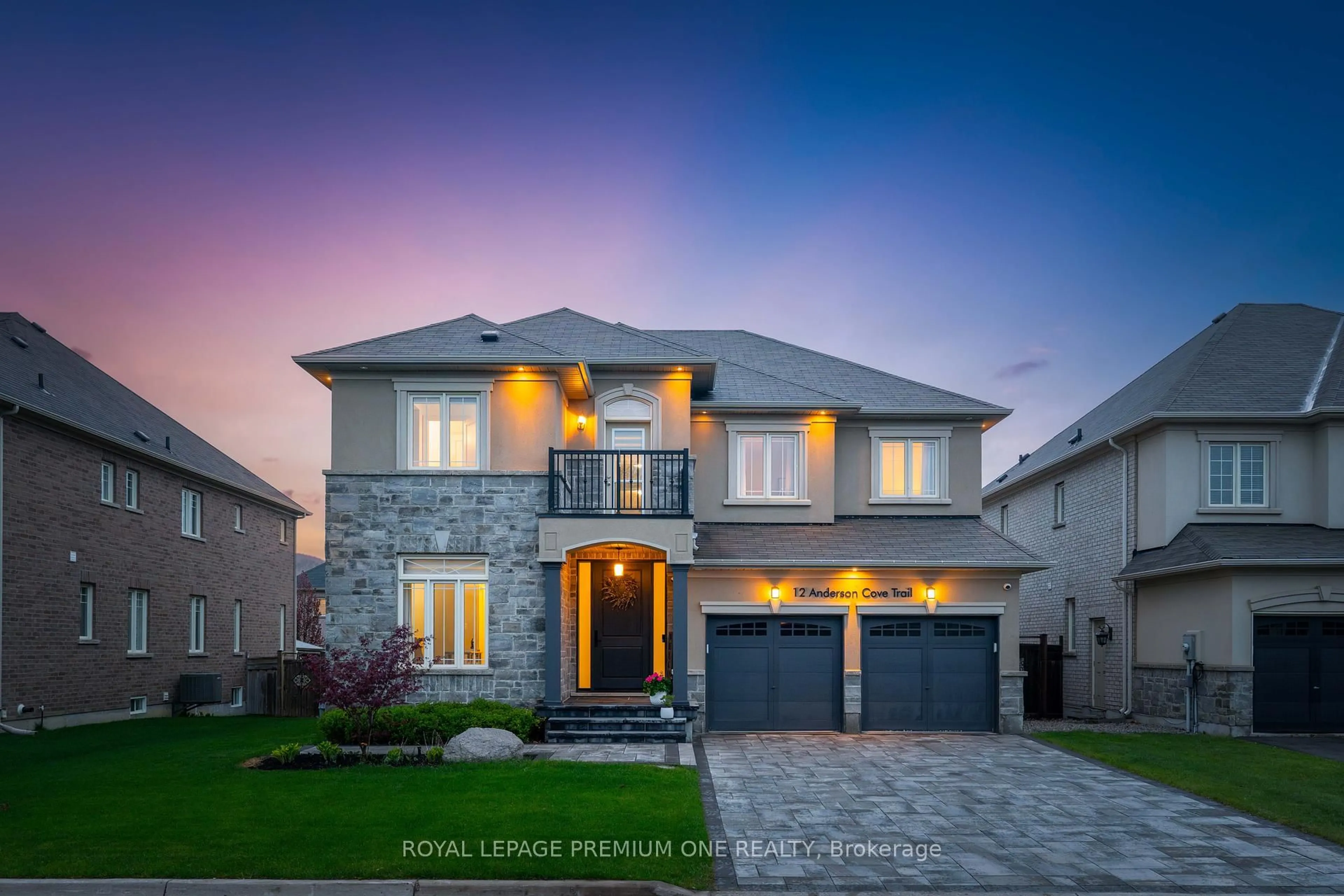 Home with brick exterior material, street for 12 Anderson Cove Tr, King Ontario L7B 0A3