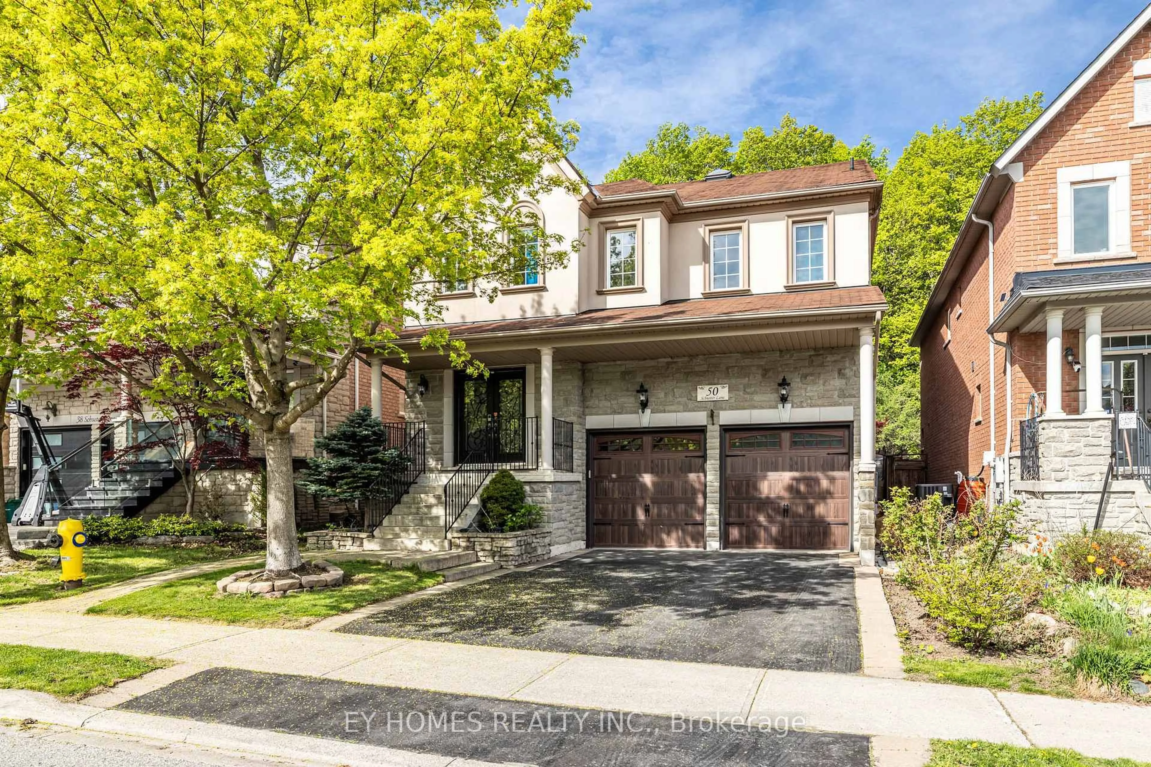 Home with brick exterior material, street for 50 Schuster Lane, Vaughan Ontario L4J 8Y7