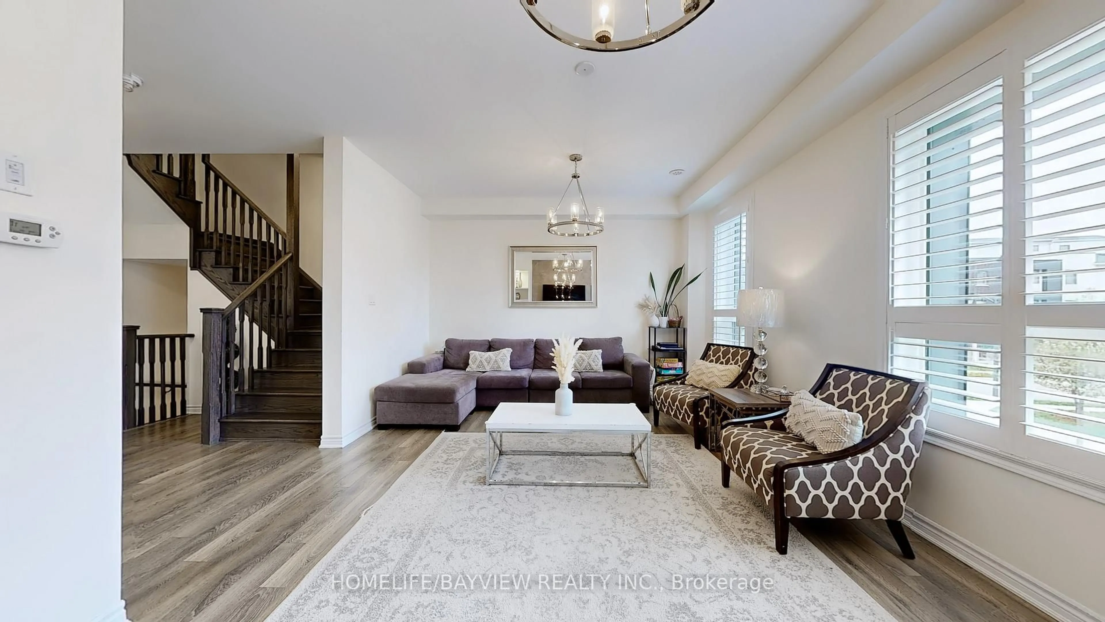 Living room with furniture, unknown for 24 George Patton Ave, Markham Ontario L6B 1M7