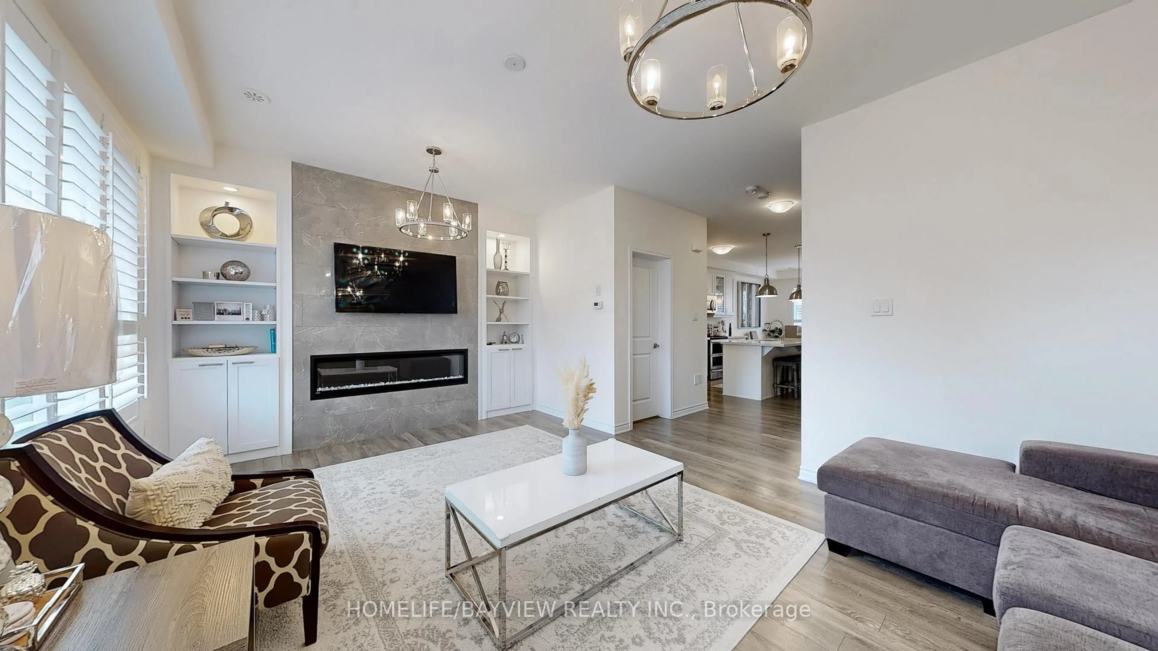 Living room with furniture, unknown for 24 George Patton Ave, Markham Ontario L6B 1M7