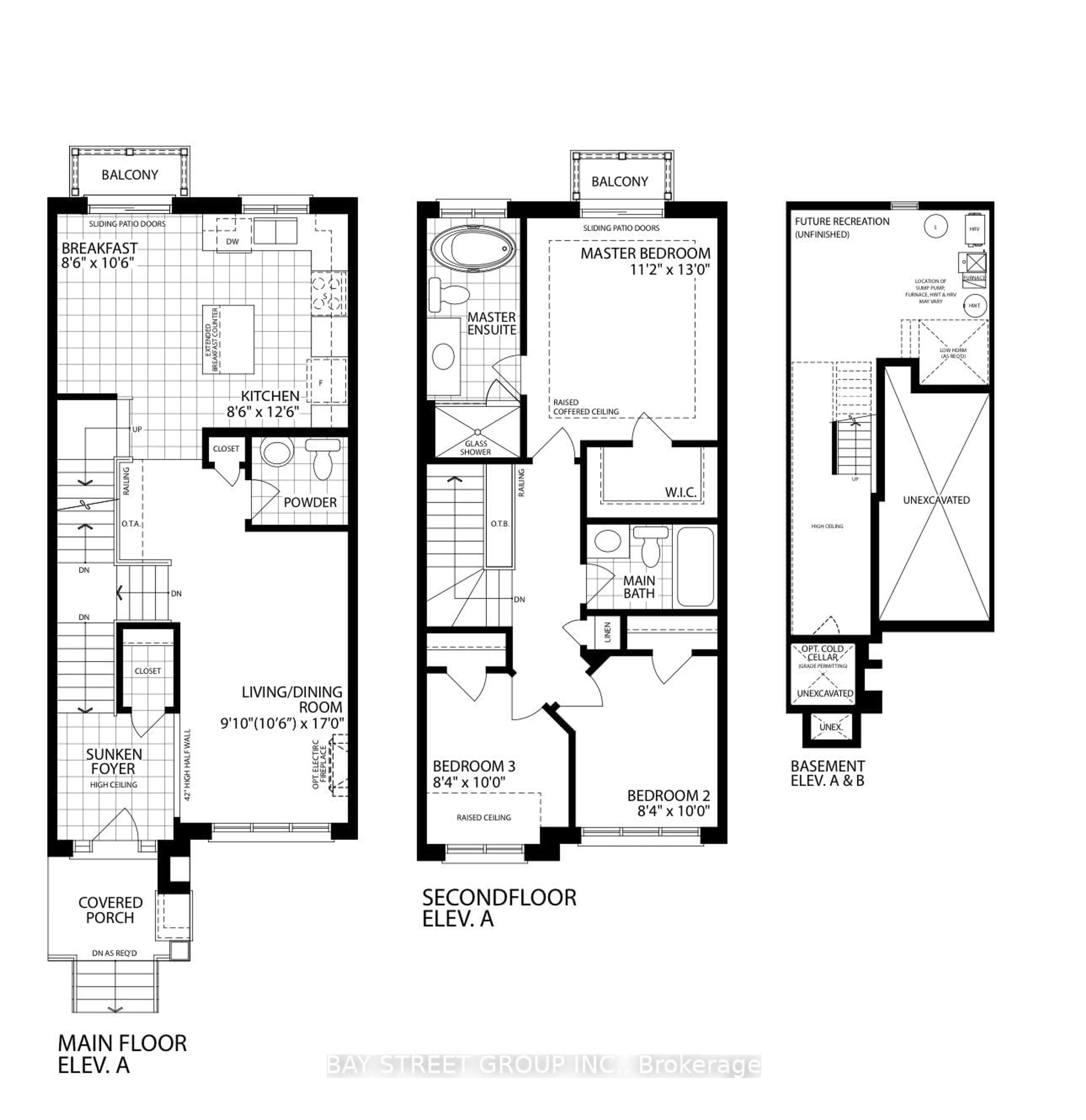 Floor plan for 32 Sissons Way, Markham Ontario L6B 1R2