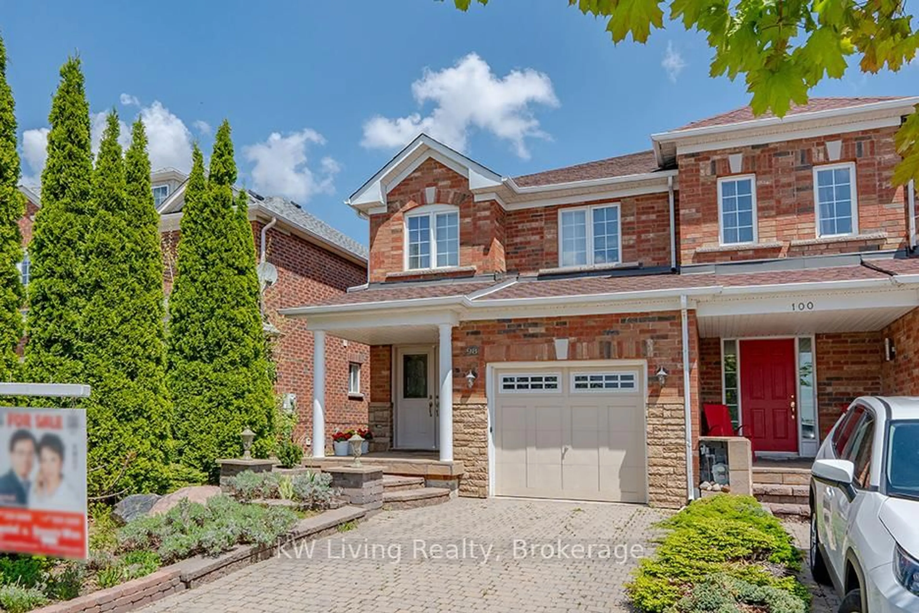Home with brick exterior material, street for 98 Matteo David Dr, Richmond Hill Ontario L4S 2S9