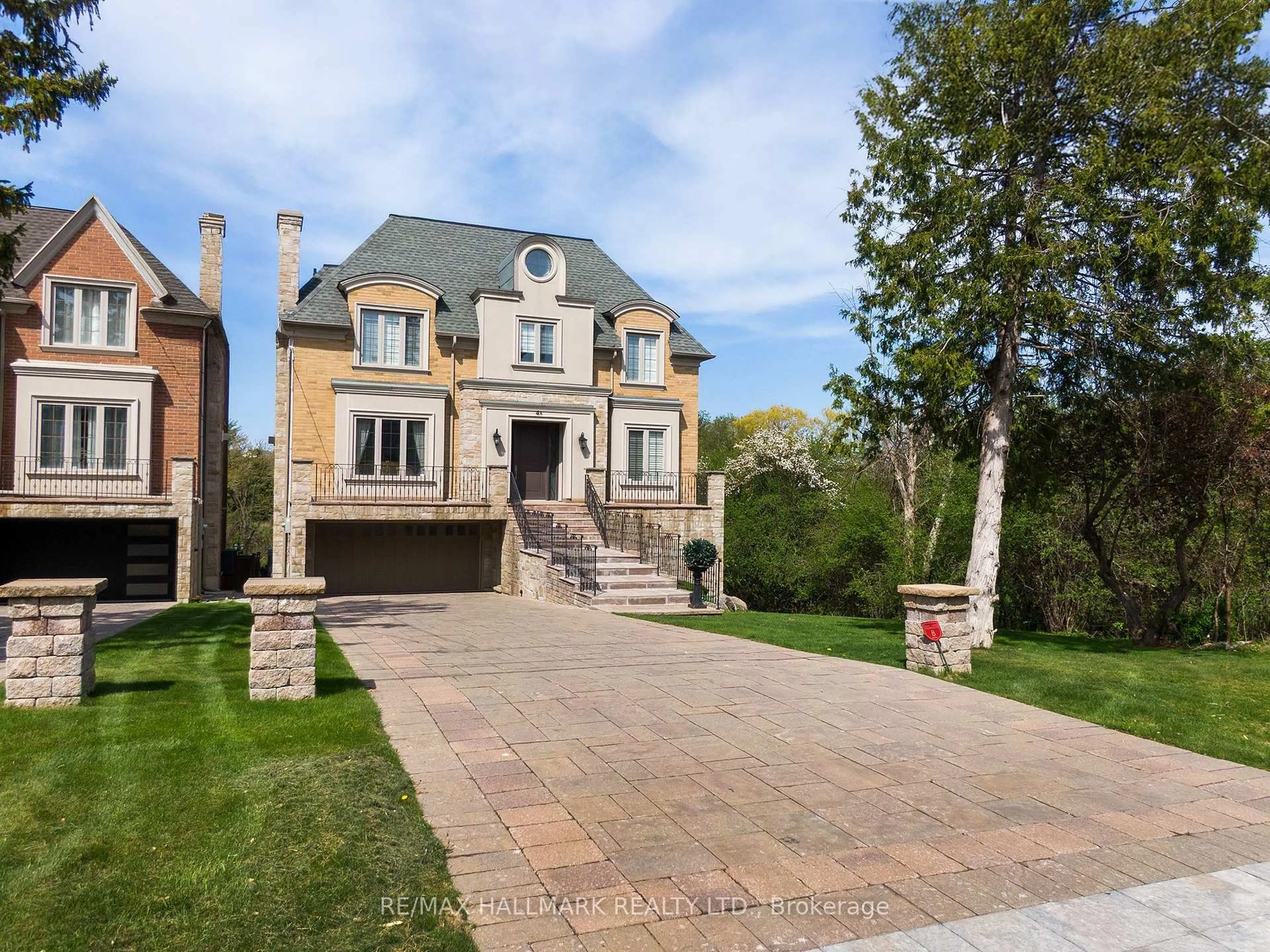 Home with brick exterior material, street for 4A Long Hill Dr, Richmond Hill Ontario L4E 3M5