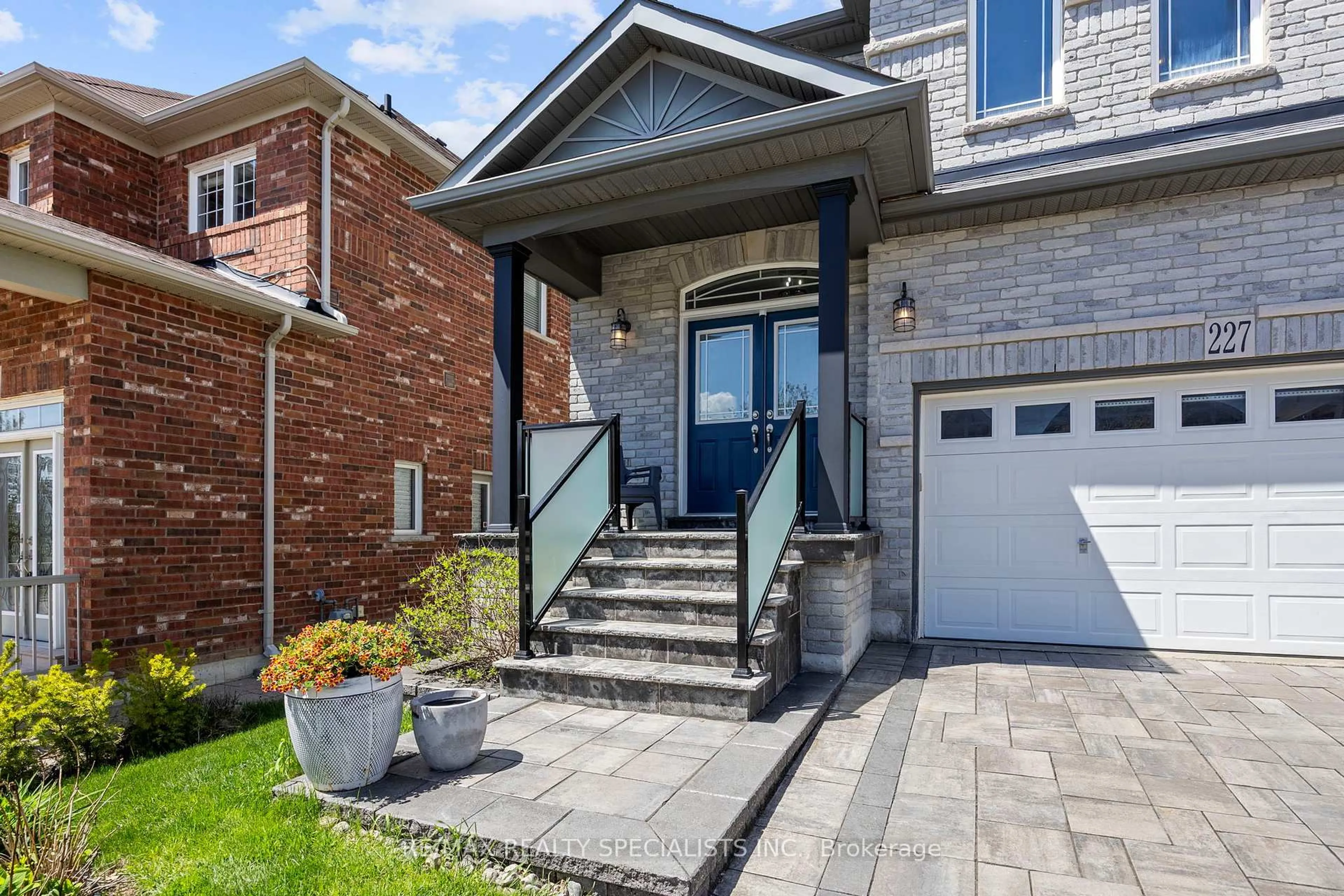 Home with brick exterior material, street for 227 Aspenwood Dr, Newmarket Ontario L3K 3K7