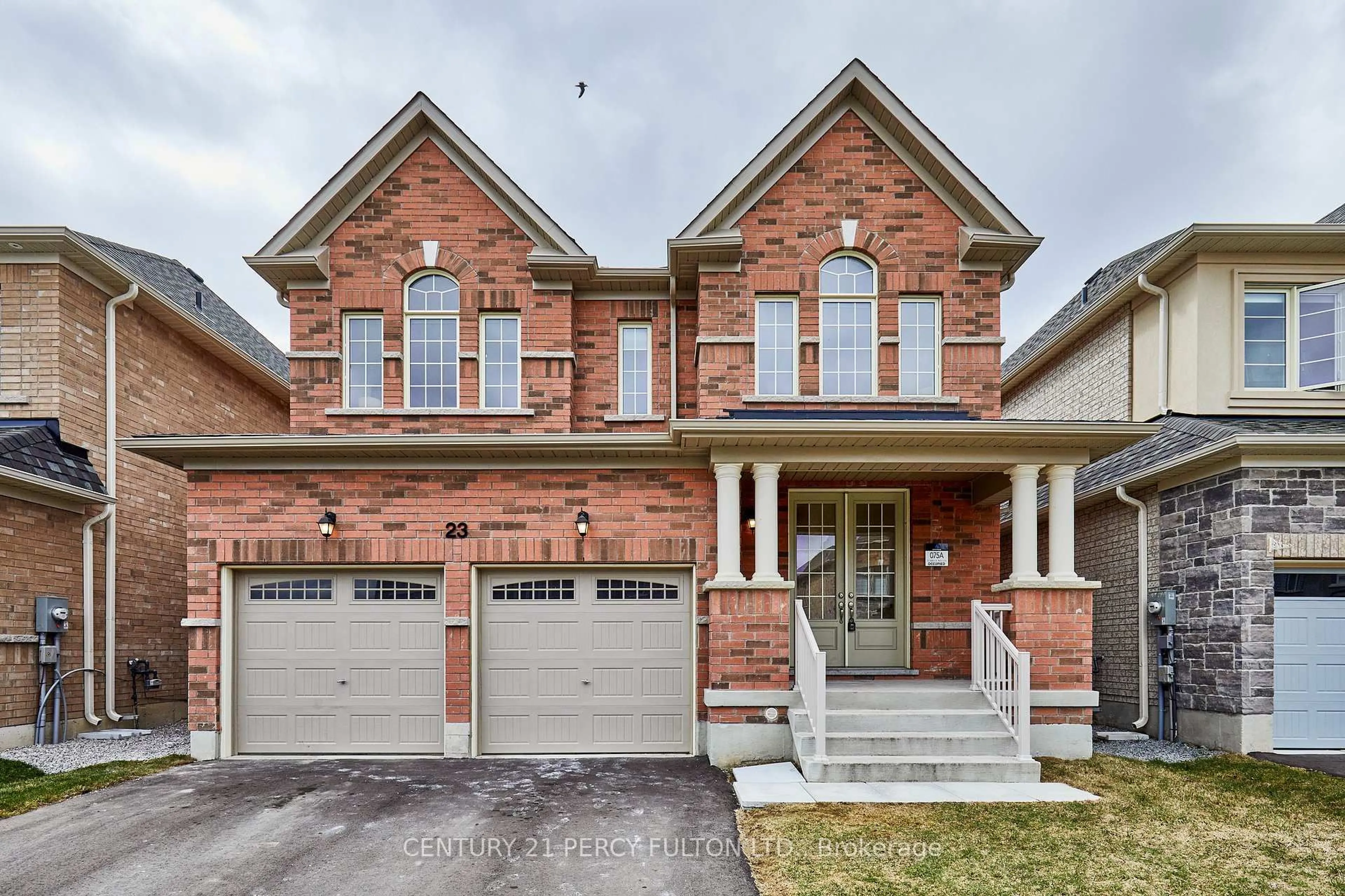 Home with brick exterior material, street for 23 Bruce Welch Ave, Georgina Ontario L4P 0J1