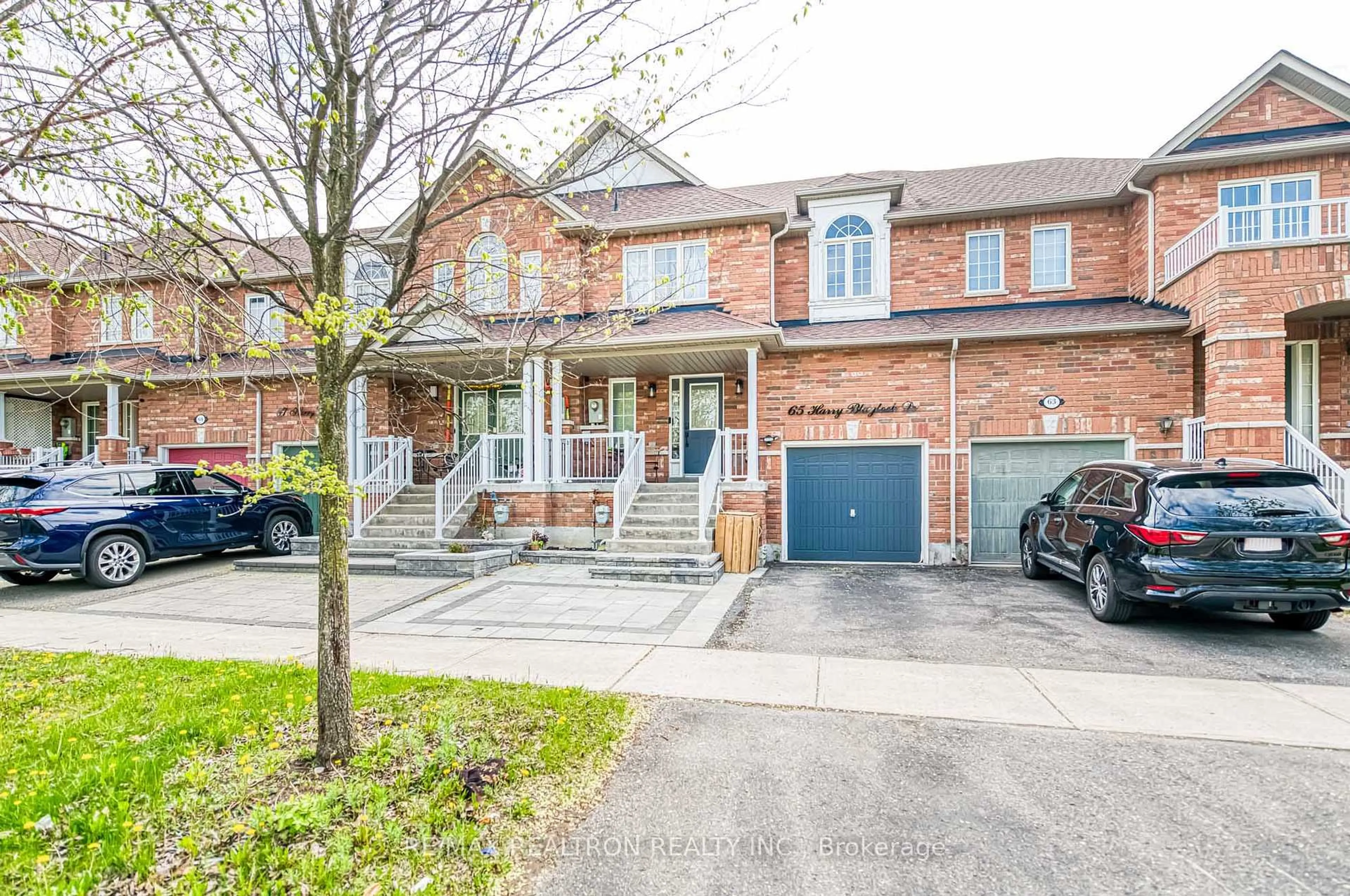 Home with brick exterior material, street for 65 Harry Blaylock Dr, Markham Ontario L6E 2H1